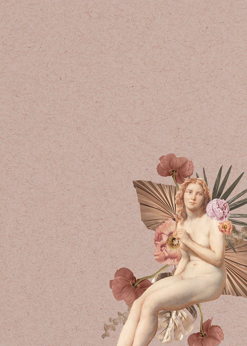 800x1120 Woman vintage illustration background
