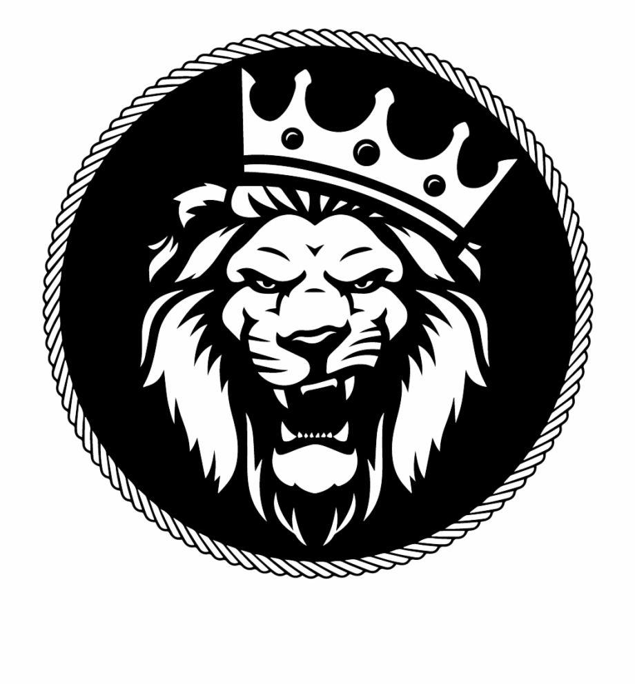 920x992 Podcast - Sư tử gầm thét với biểu tượng vương miện Hình ảnh PNG miễn phí