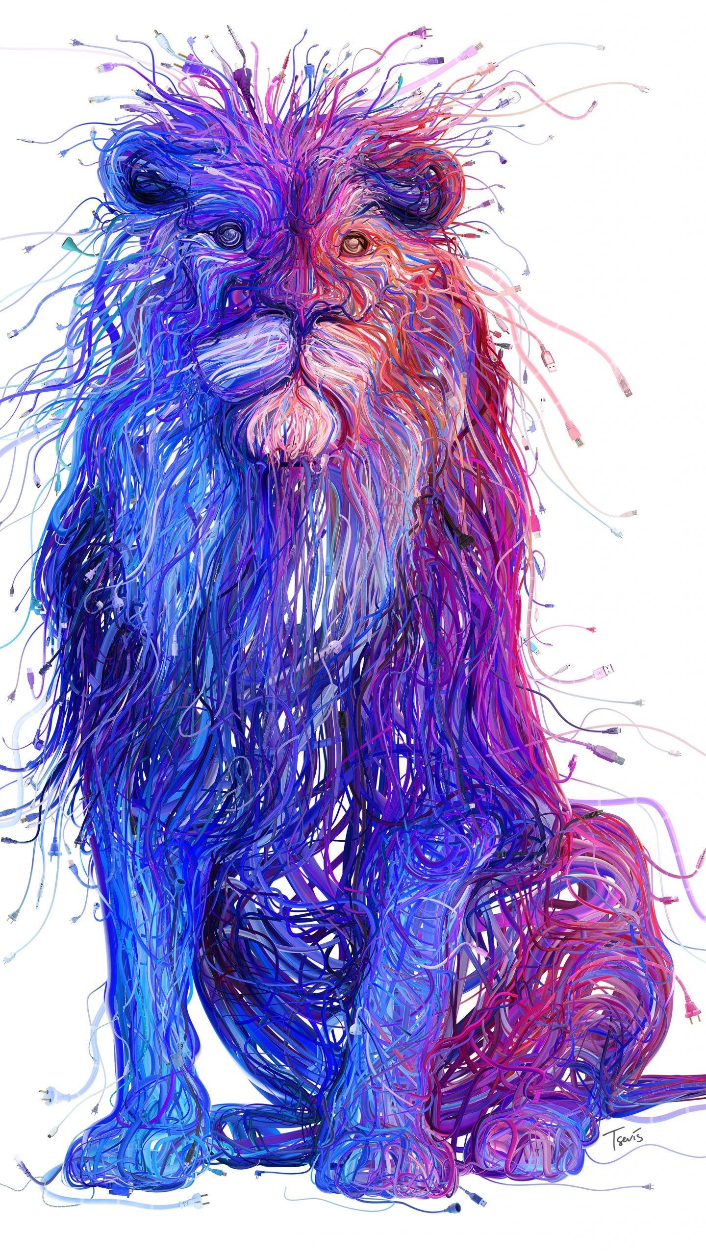 Cool Neon Lion Wallpapers Top Free Cool Neon Lion
