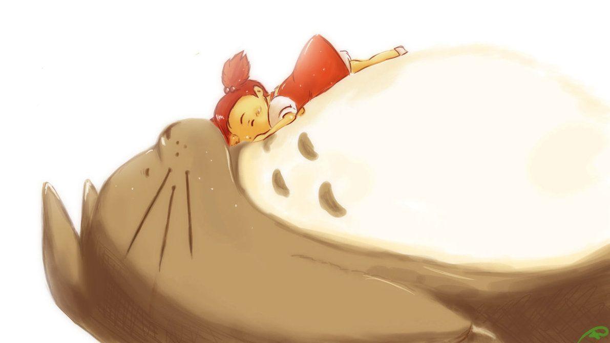 1191x670 Totoro Wallpaper by Twilight-Hope. illustration