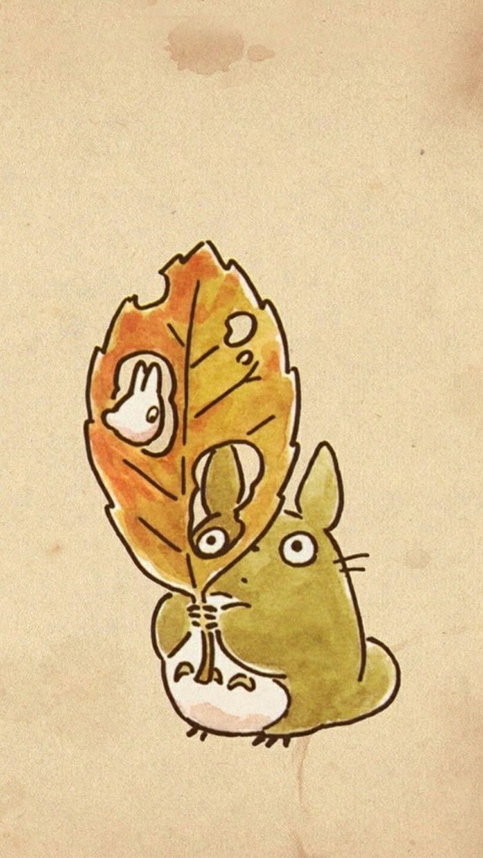 700x1244 龙猫儿 iPhone5高清壁纸. Totoro. Studio ghibli, Totoro