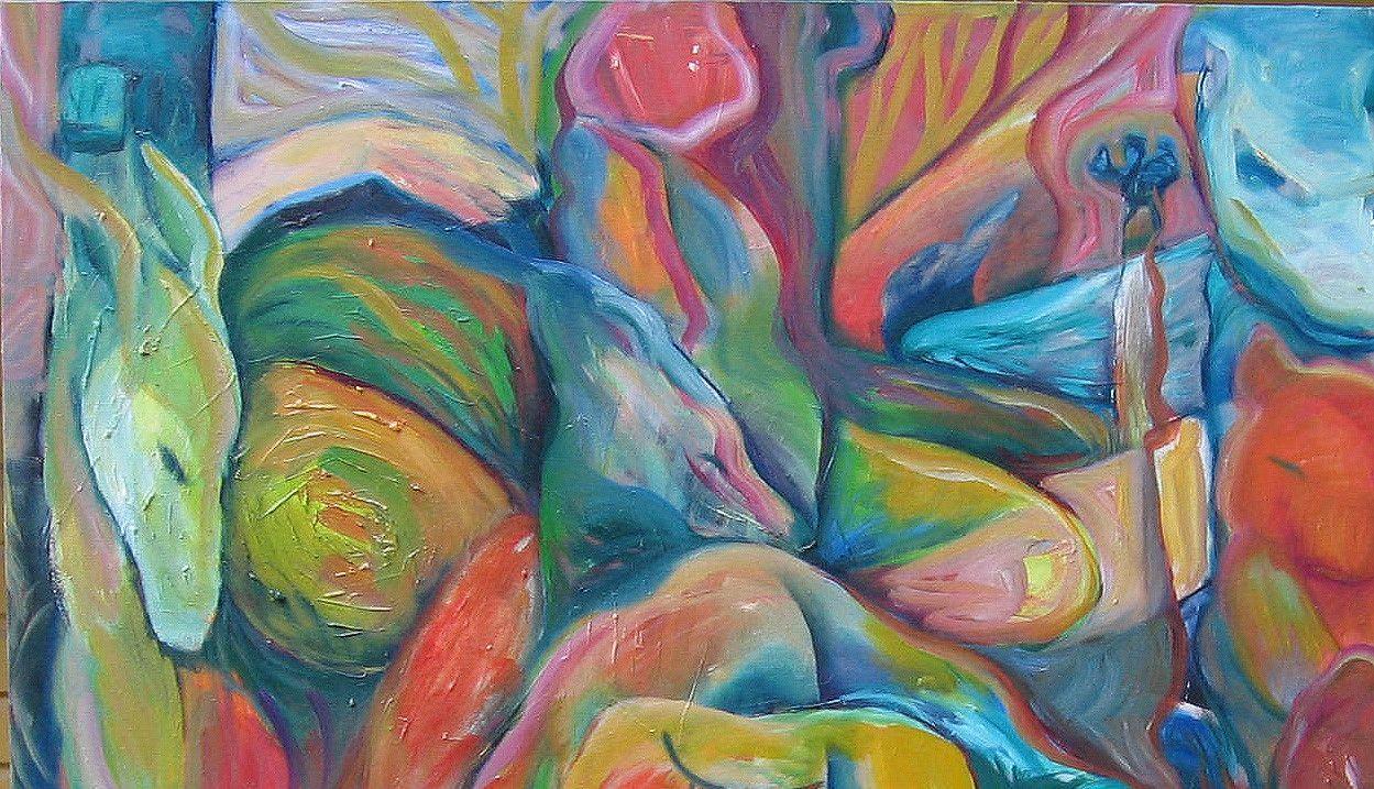 1249x717 Abstract Painting Wallpaper