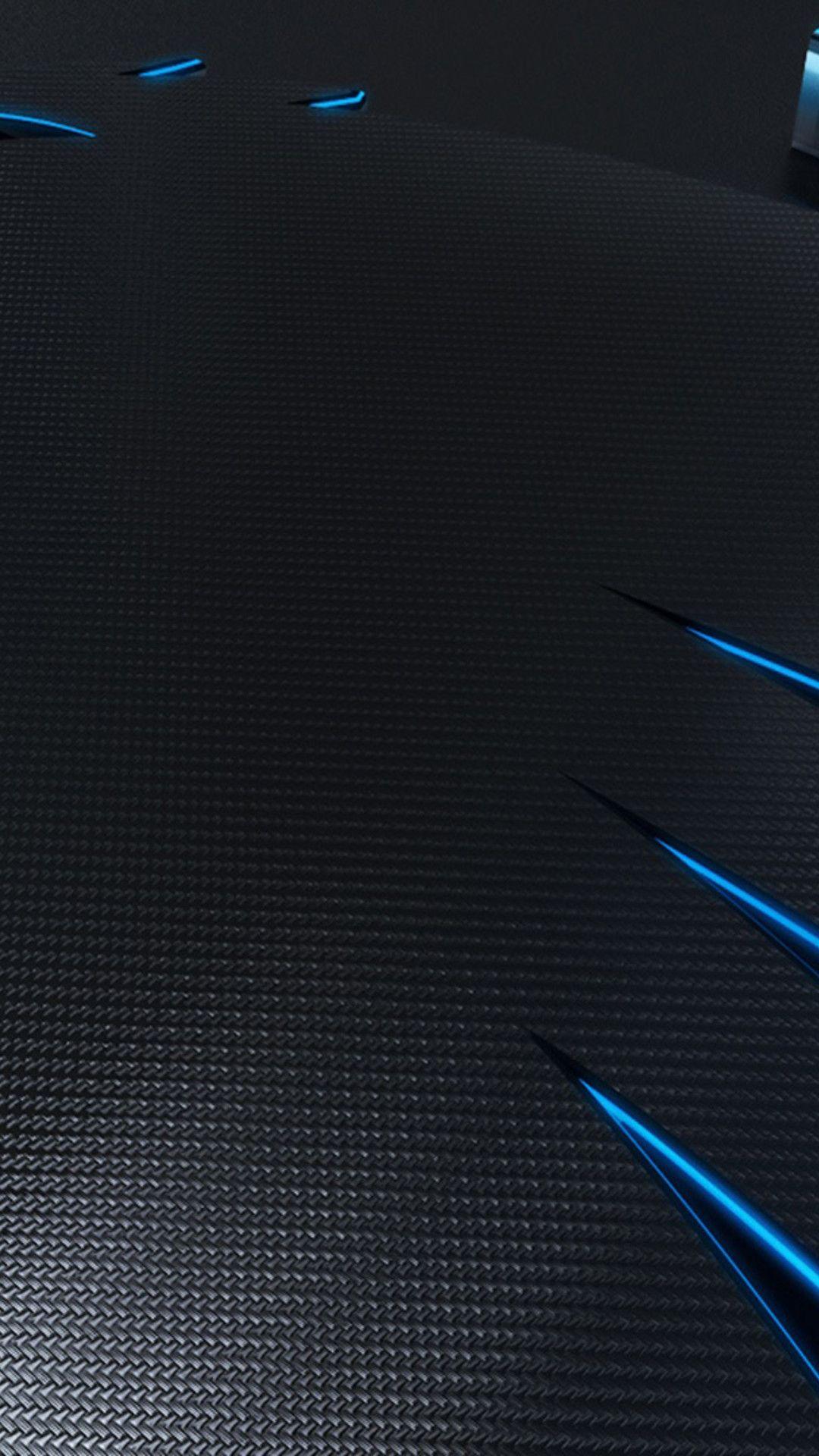 1080x1920 Abstract black and blue HD wallpaper