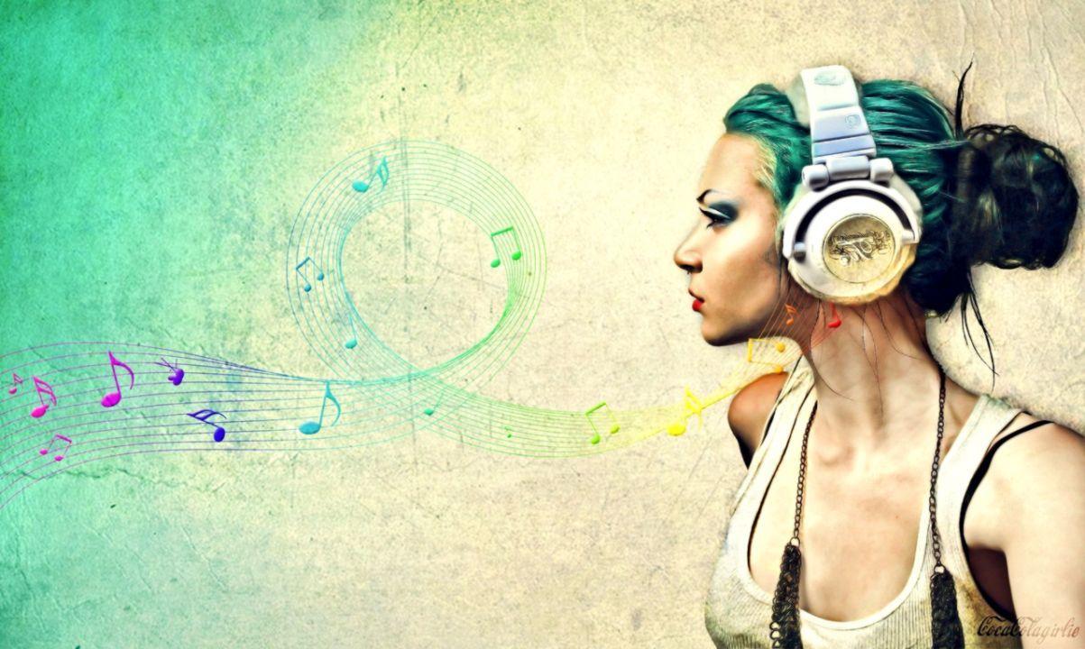 1203x720 Abstract Girl Music Wallpaper. Image Wallpaper Collections