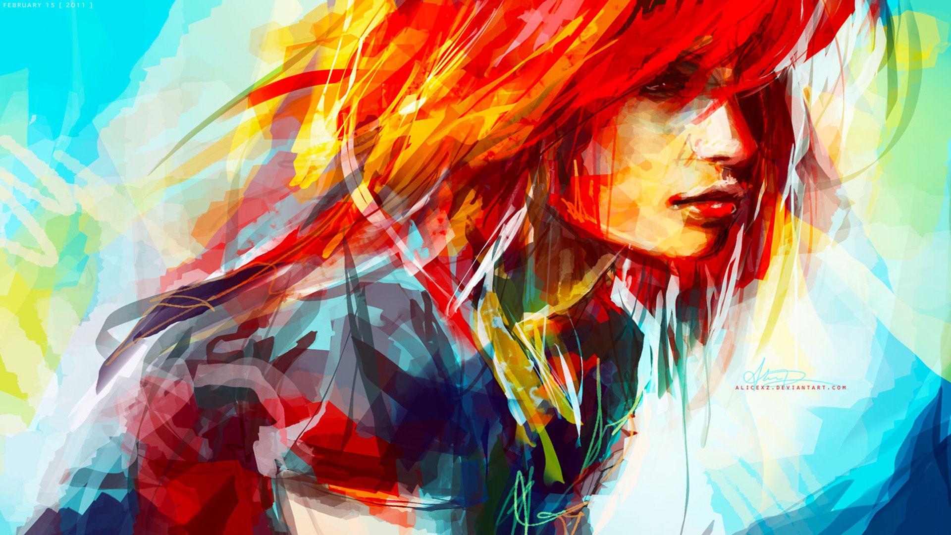 Abstract Girl Wallpapers Top Free Abstract Girl Backgrounds