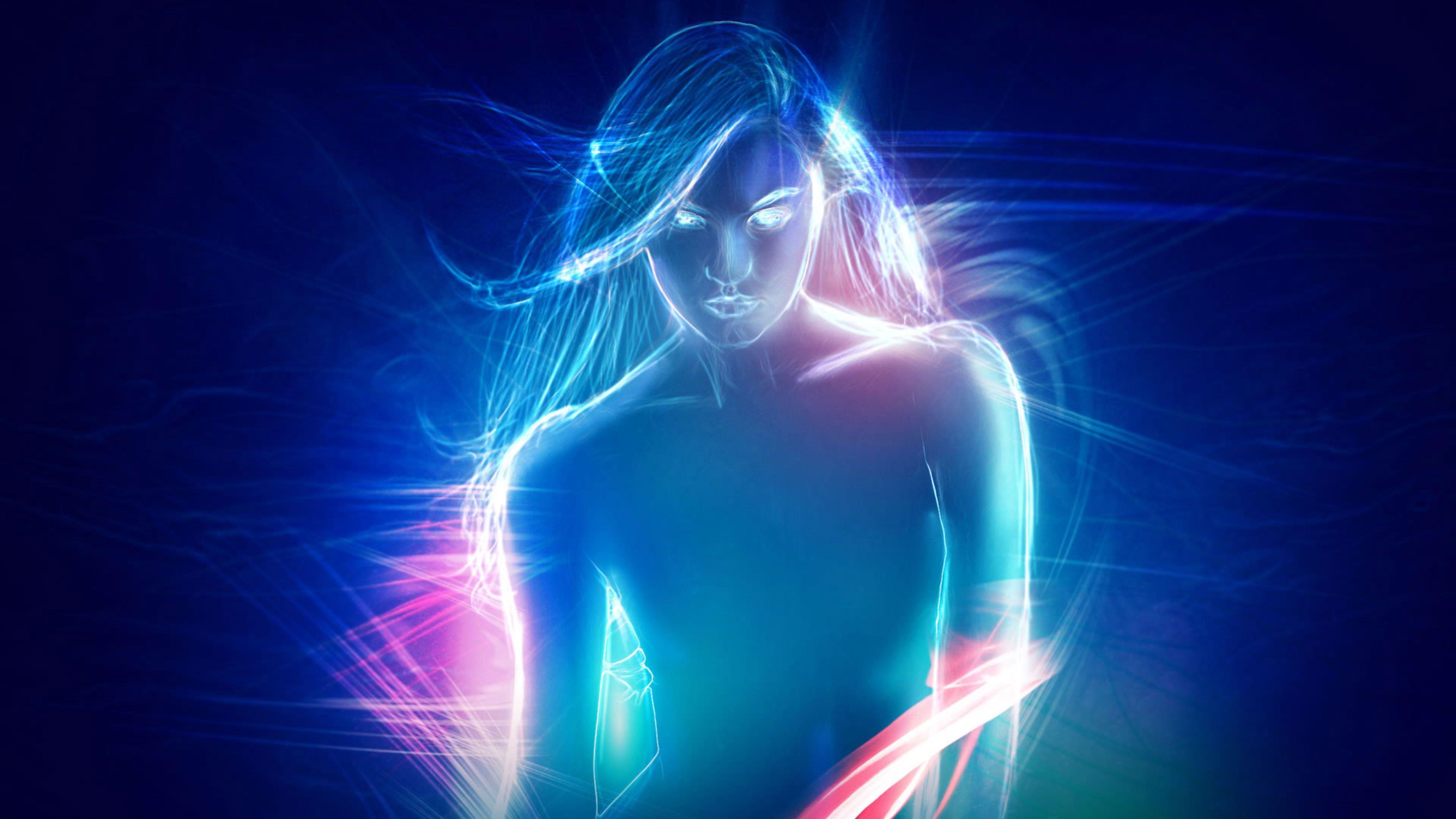 3840x2160 Zombie Girl Abstract S 4K wallpaper