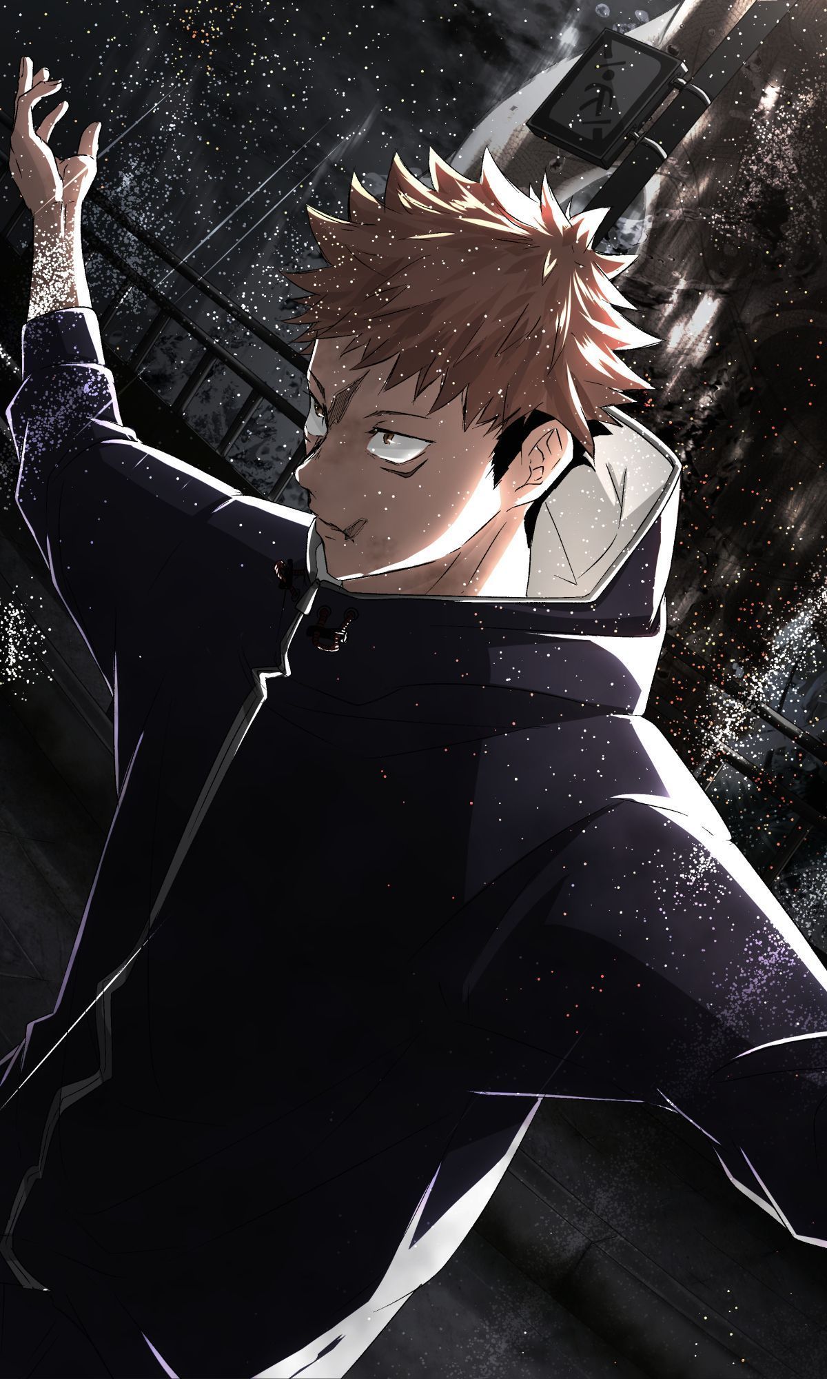 1200x2000 Yuji Itadori Phone Wallpaper