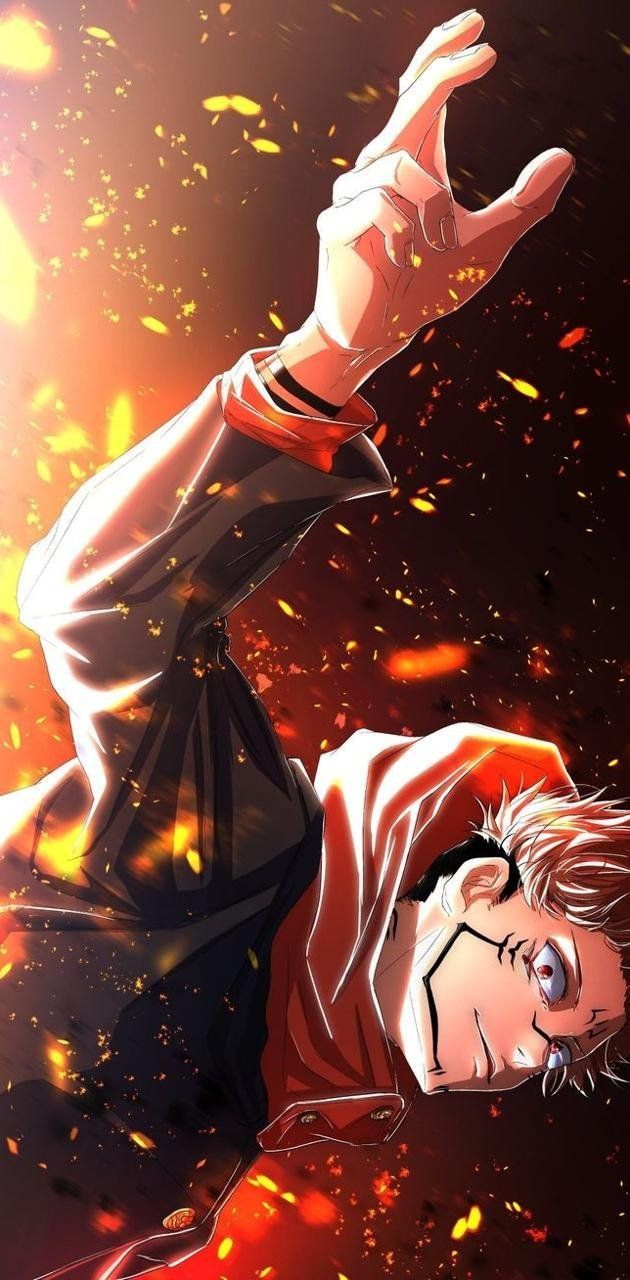 630x1280 Jujutsu kaisen itadori Wallpaper