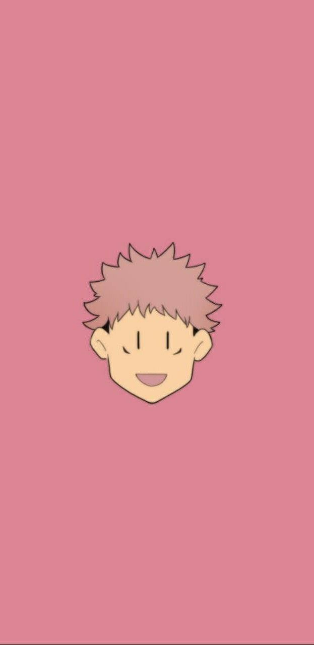 623x1280 minimalist Yuji Itadori wallpaper