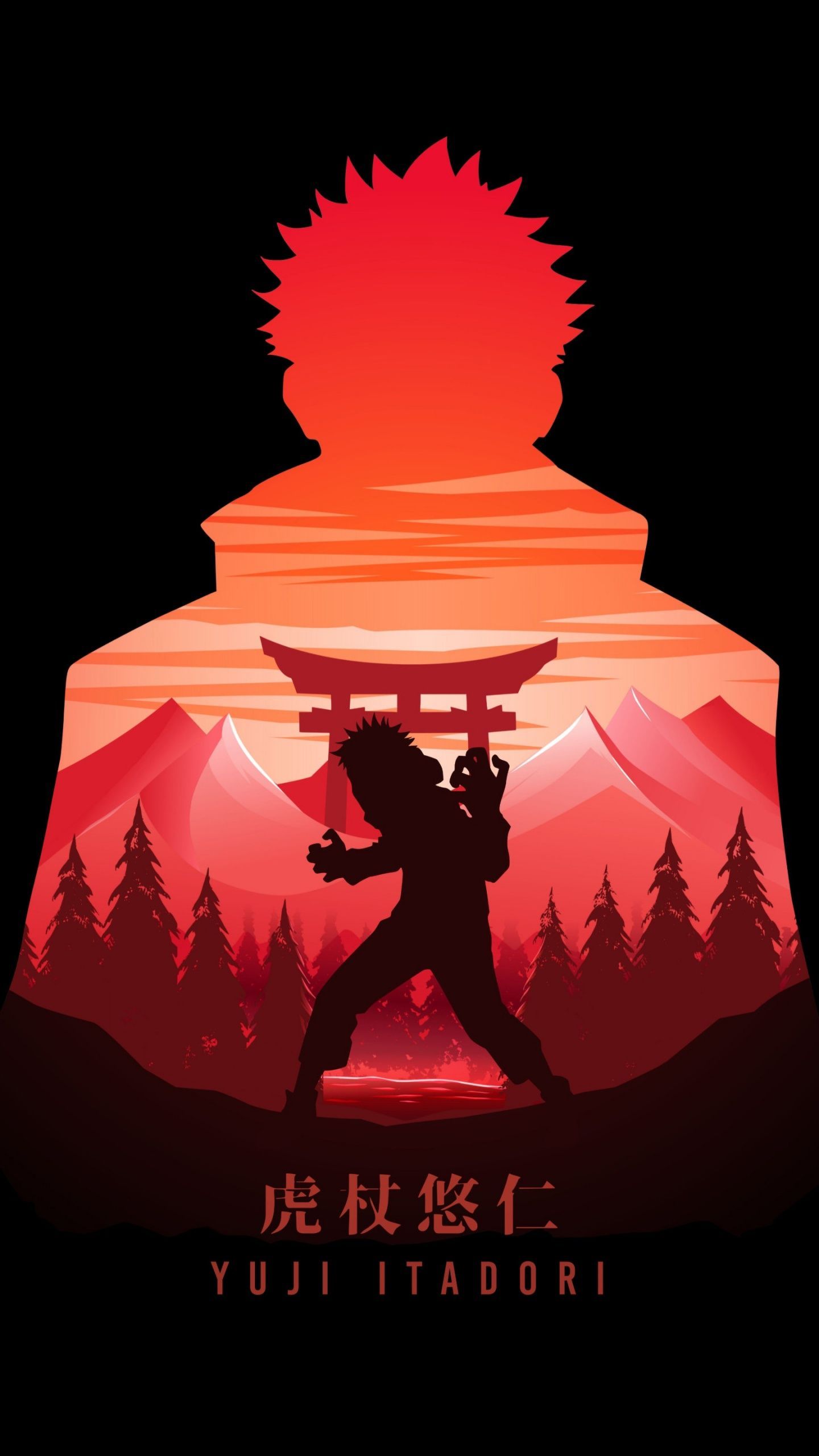 1440x2560 Yuji Itadori Wallpaper 4K, AMOLED