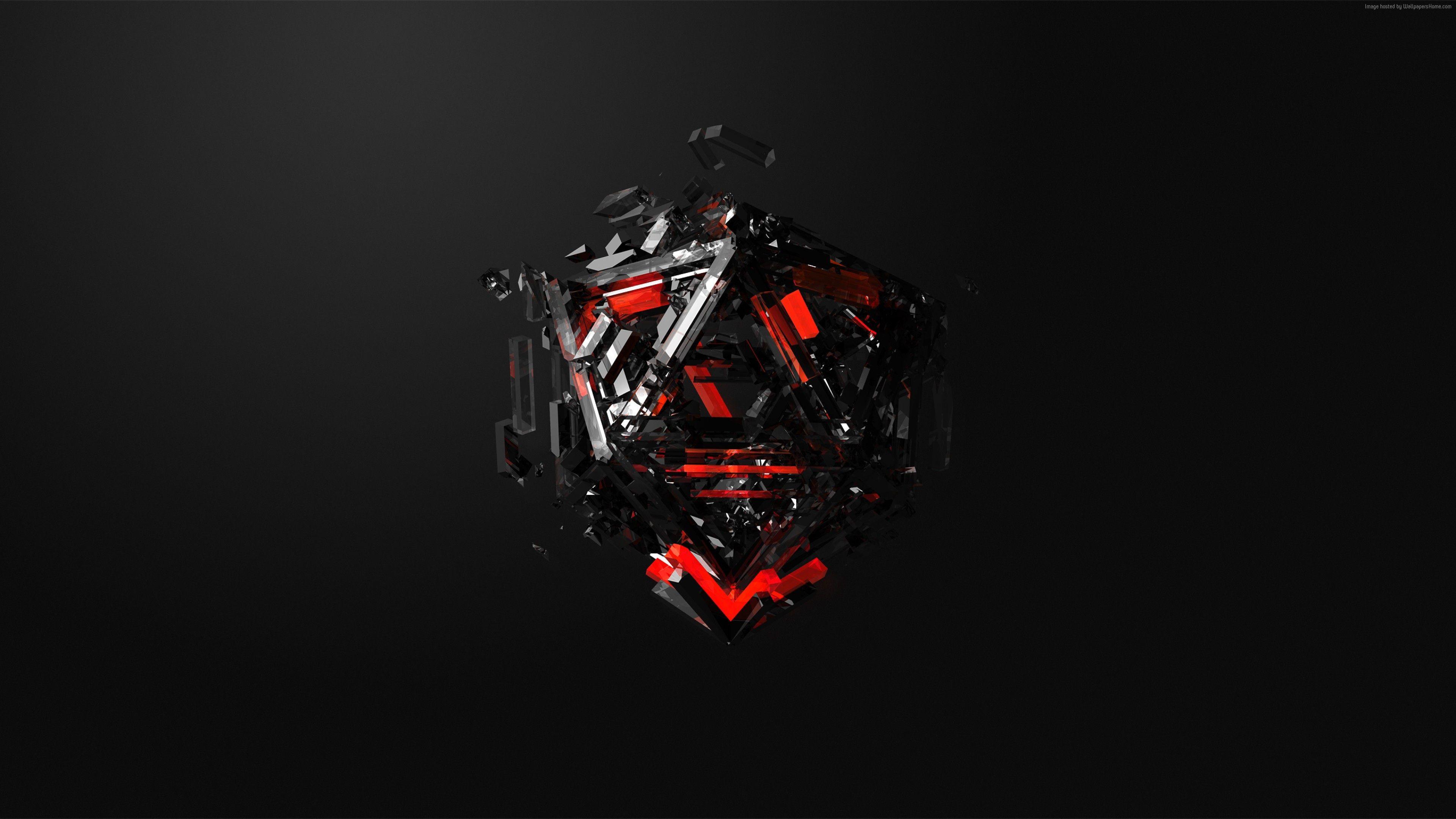 35 Marvelous Black Red Abstract Wallpaper 4k Download For Free