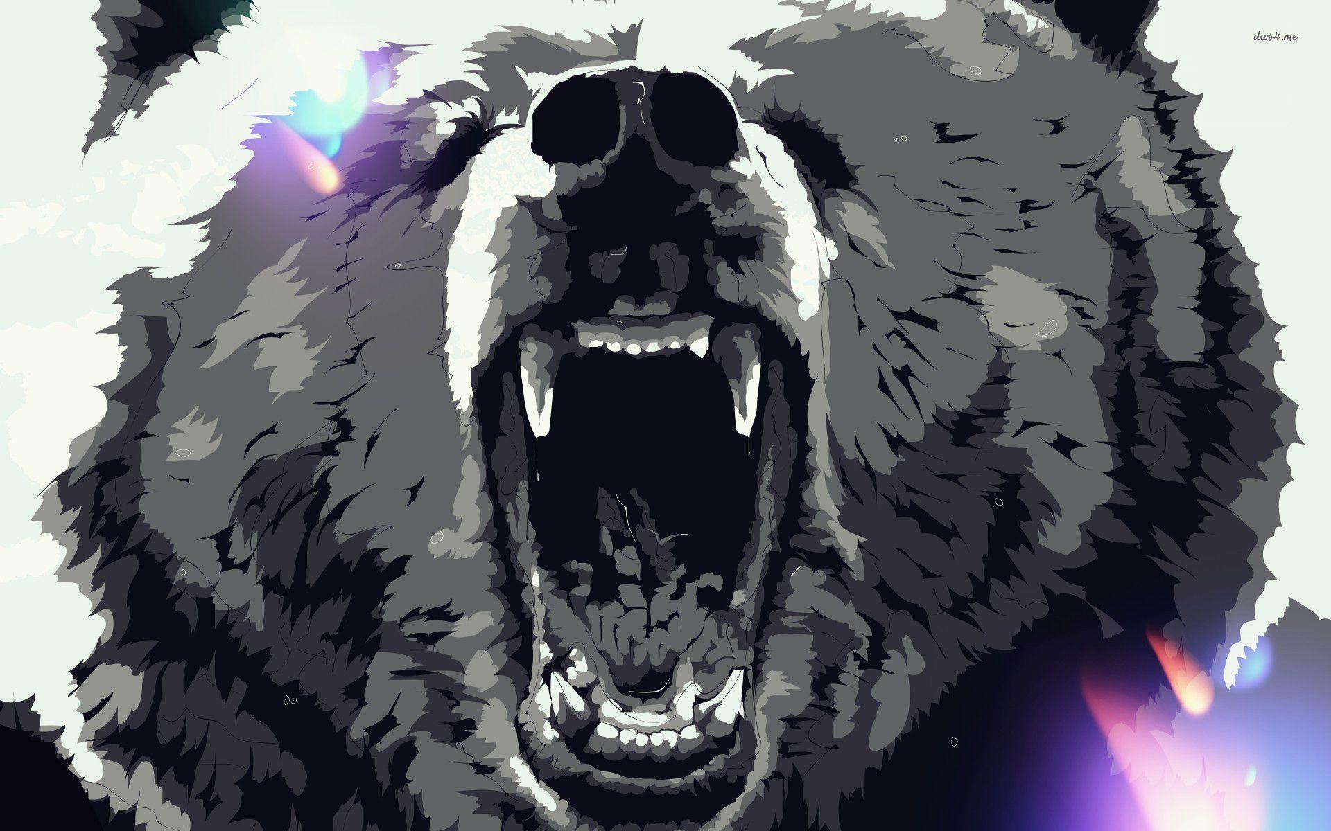 tumblr white background bear