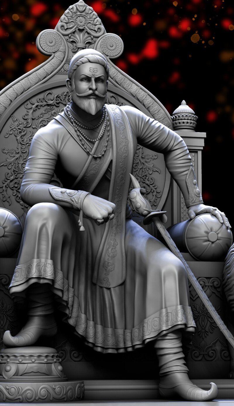 800x1386 Shivaji maharaj 4k Wallpaper Download