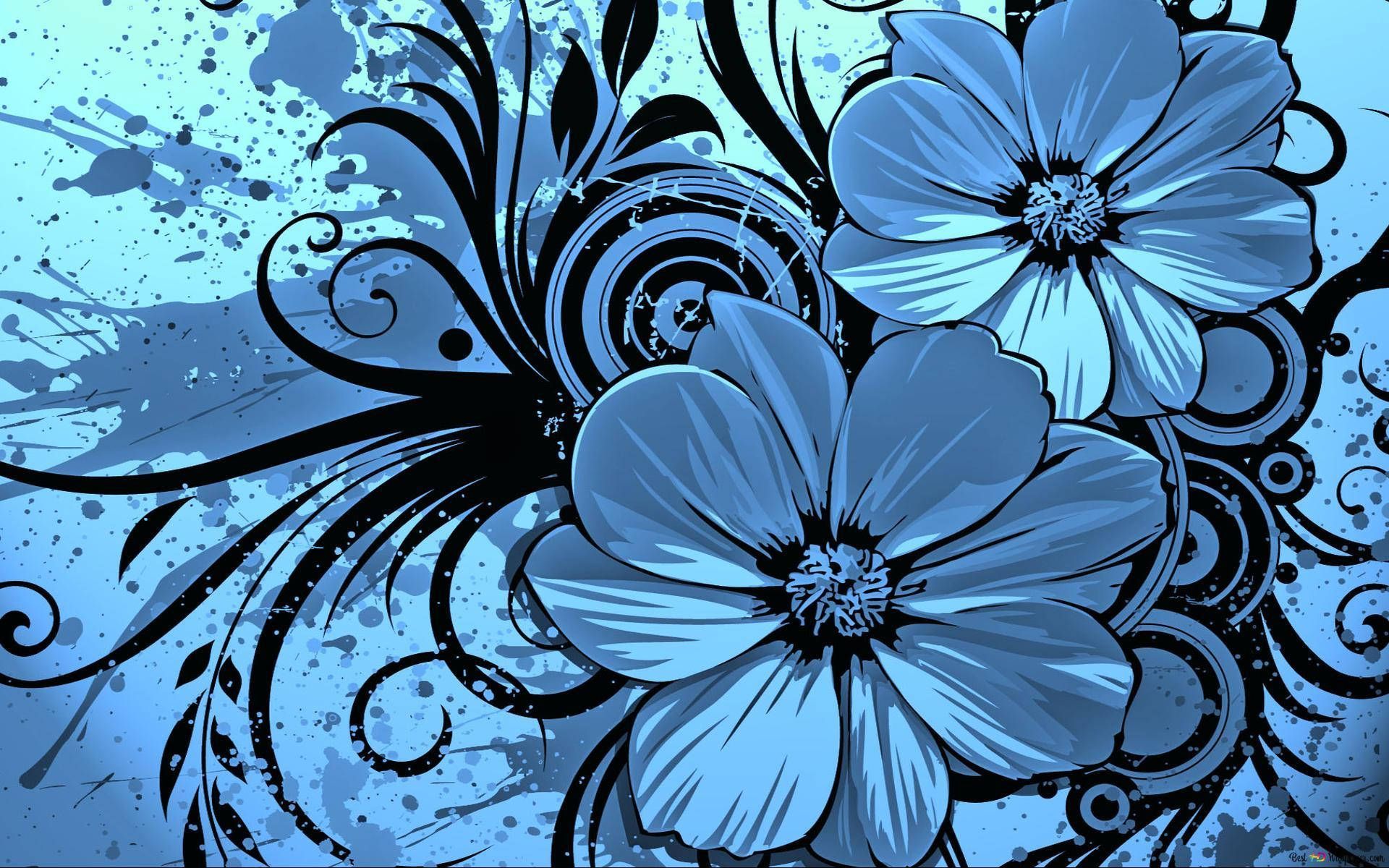 1920x1200 Download Dark Blue Background Artistic