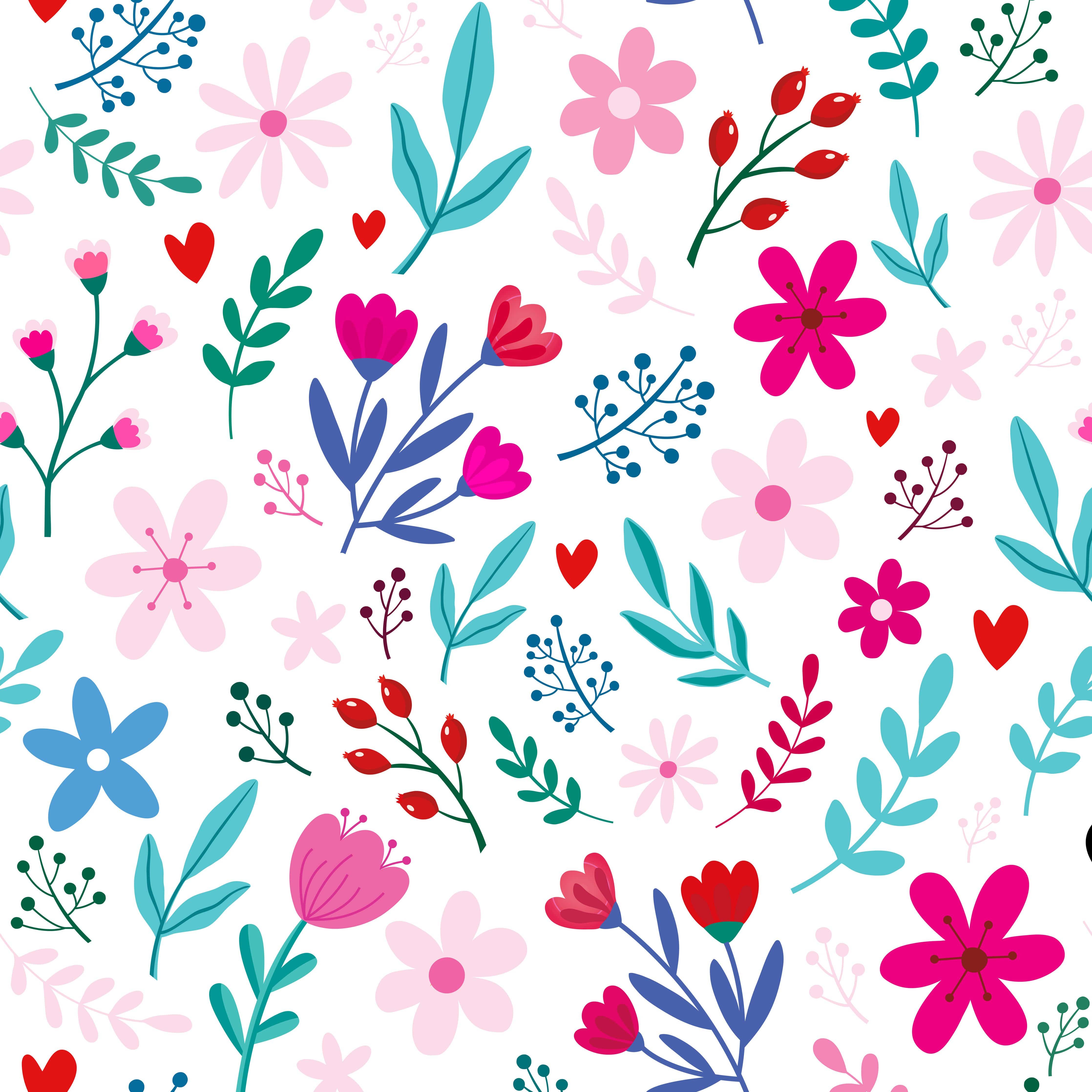 4472x4472 Colorful Summer Flowers Wallpaper