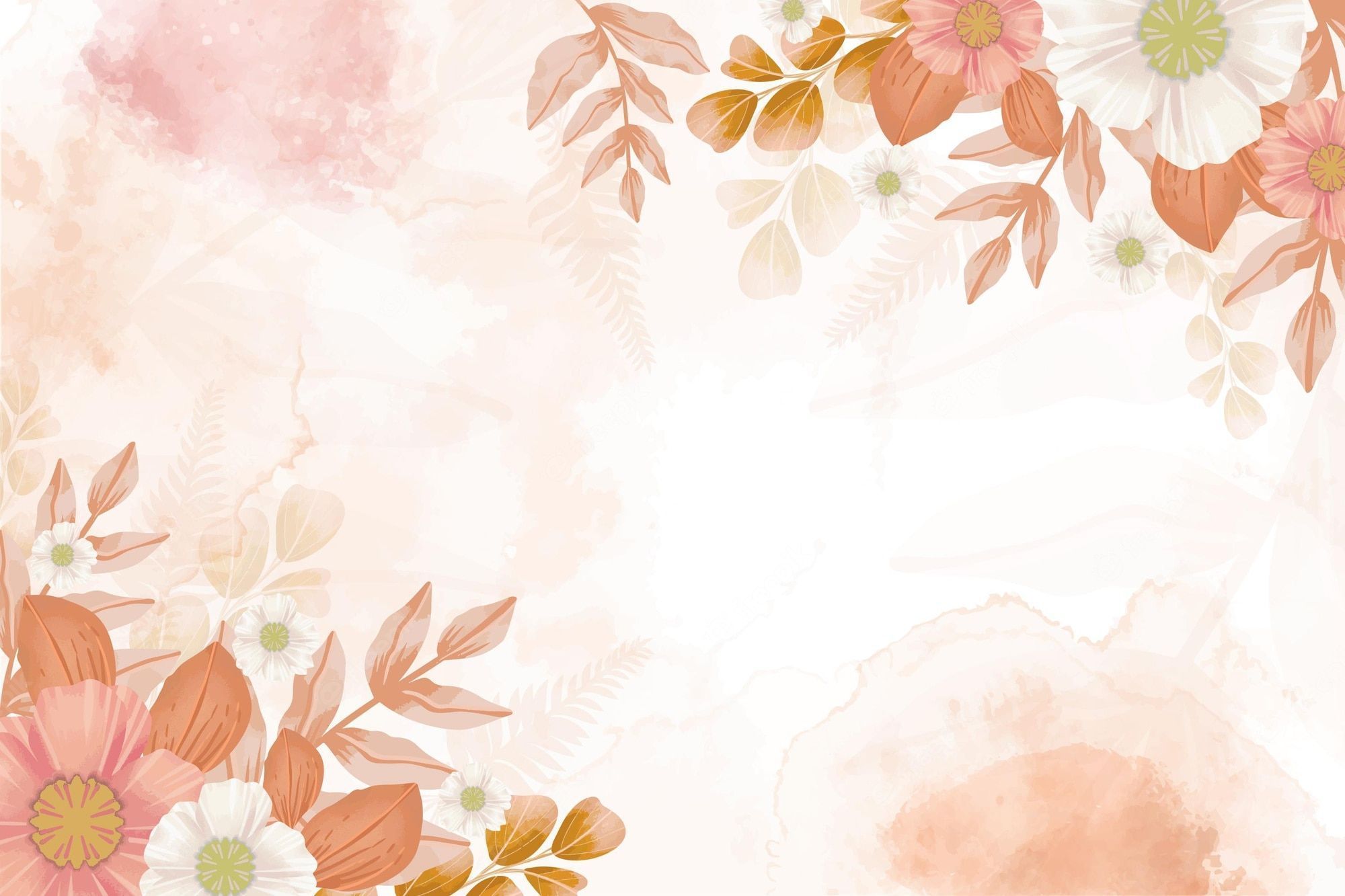 2000x1333 flowers background free vector Wallpaper