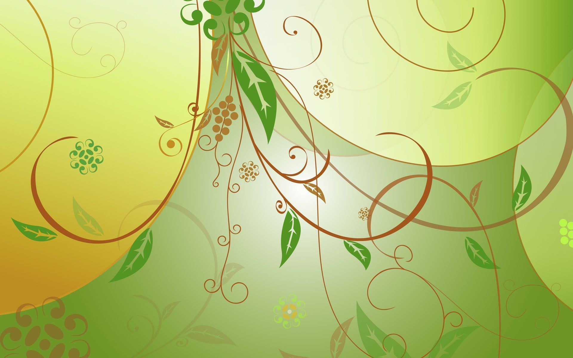 1920x1200 Vector Flower Patterns Background 6000
