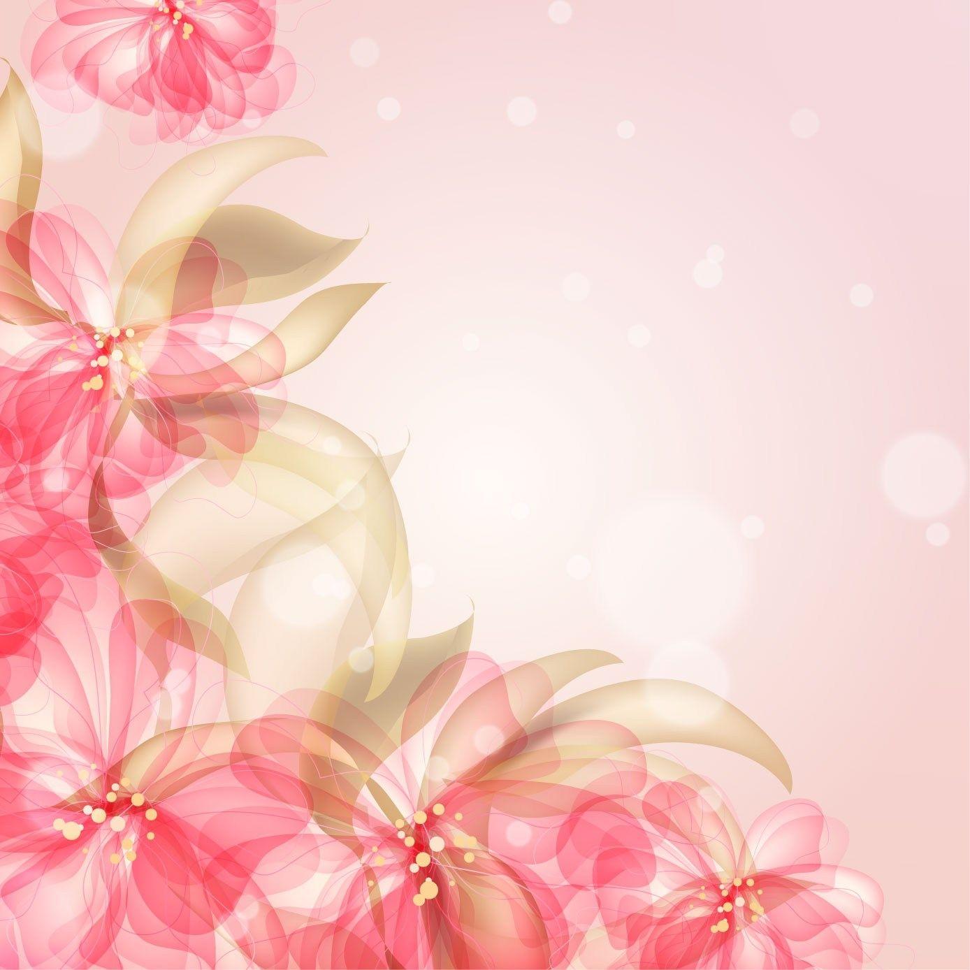 1388x1388 Flowers Background Free Vector
