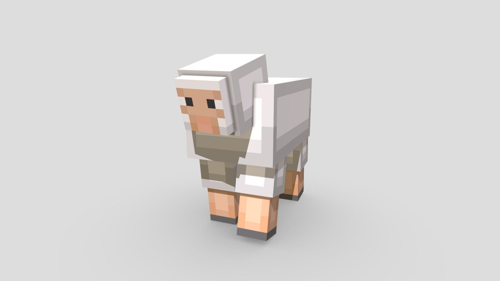 1920x1080 Minecraft Sheep Free 3D