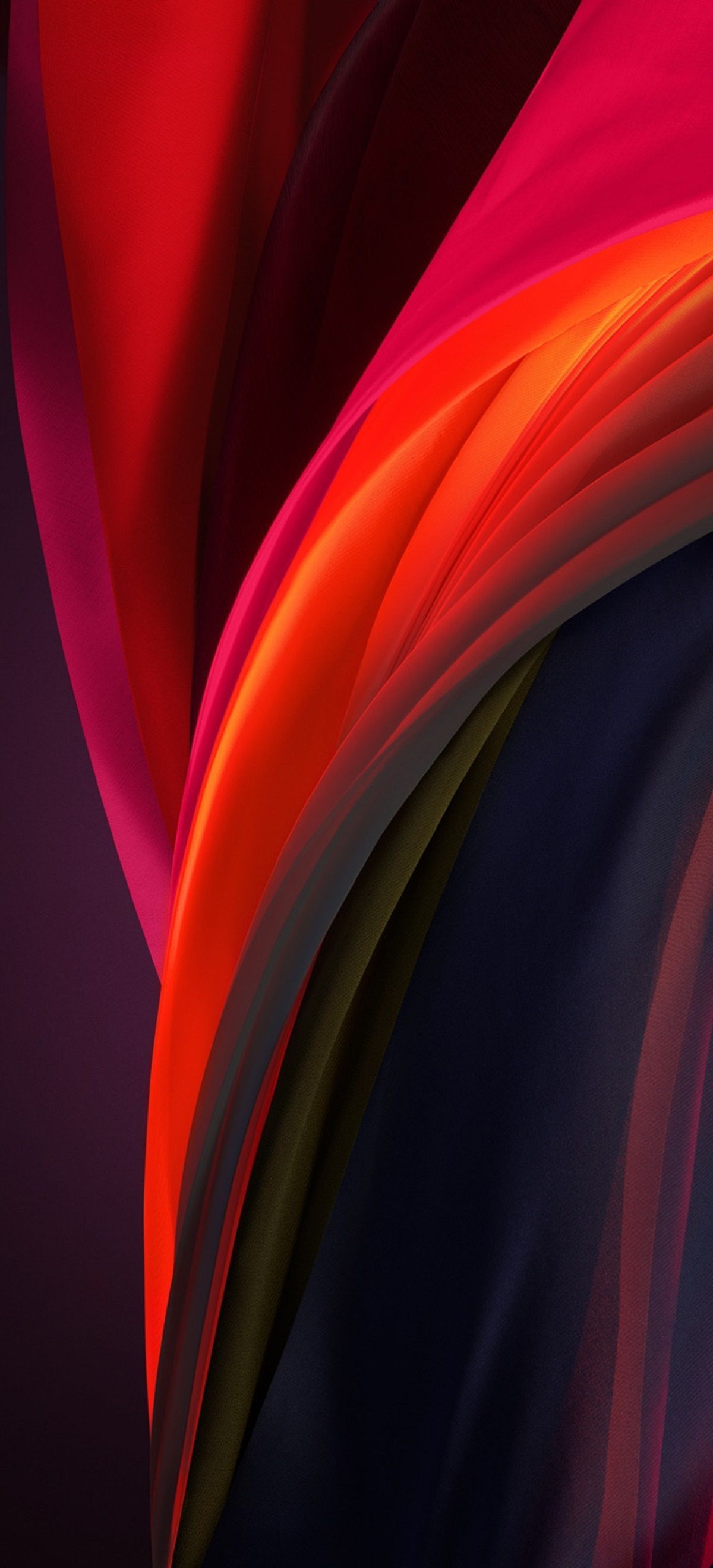 1200x2640 Red iPhone 12 Wallpaper