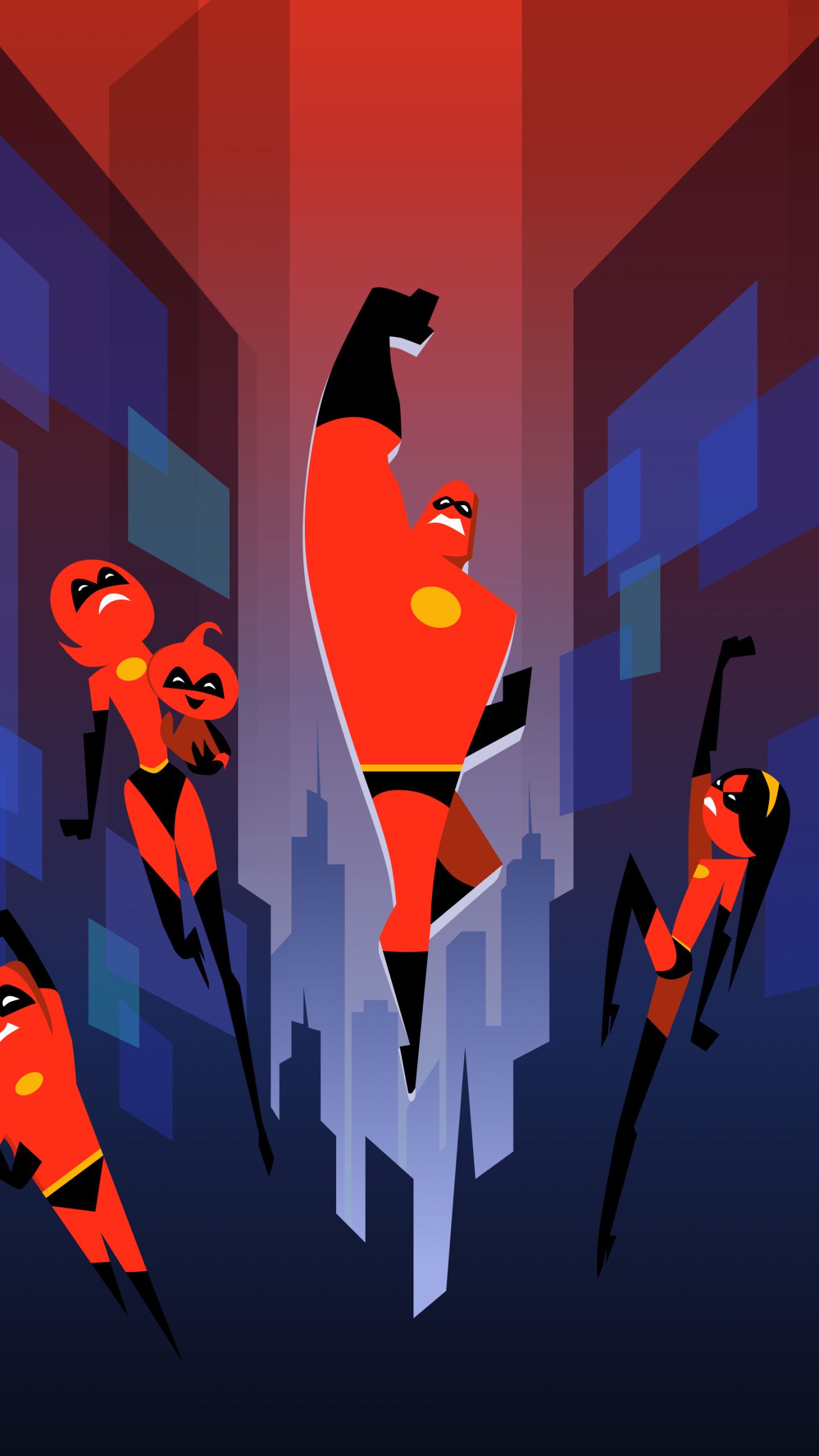 1440x2560 Mr. Incredible Phone Wallpaper