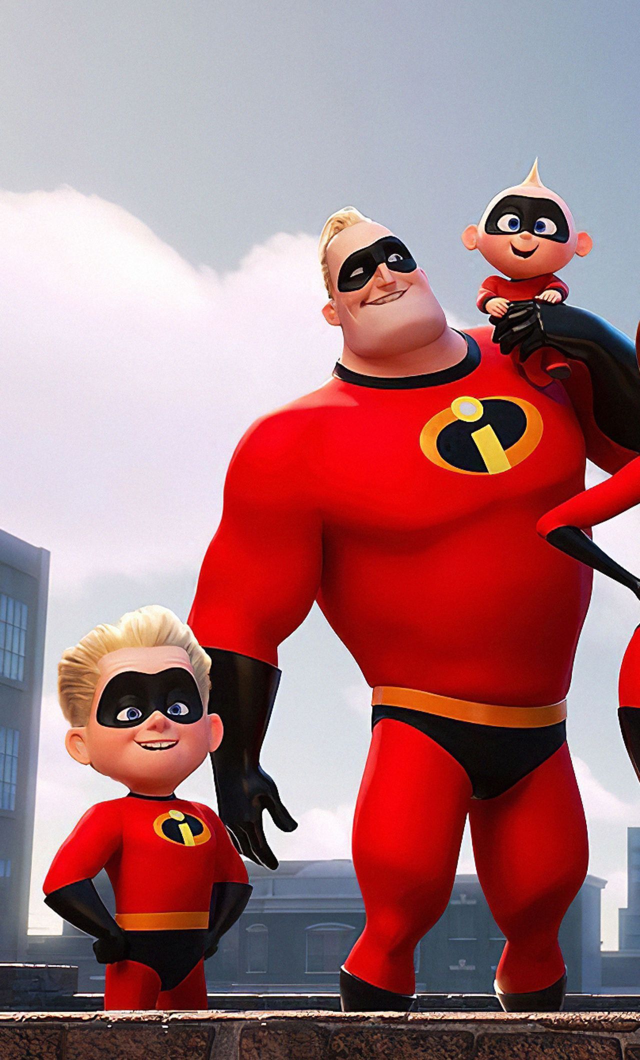 1280x2120 The Incredibles 2 Team iPhone