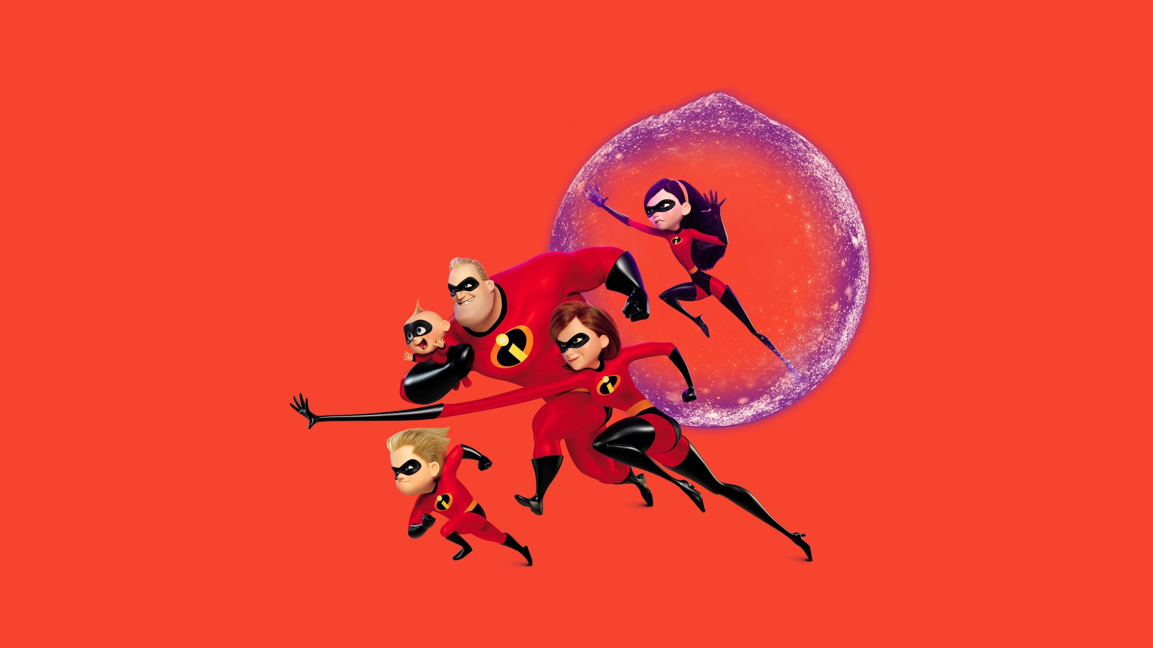 3840x2160 Bob Parr Dash Parr Elastigirl Helen