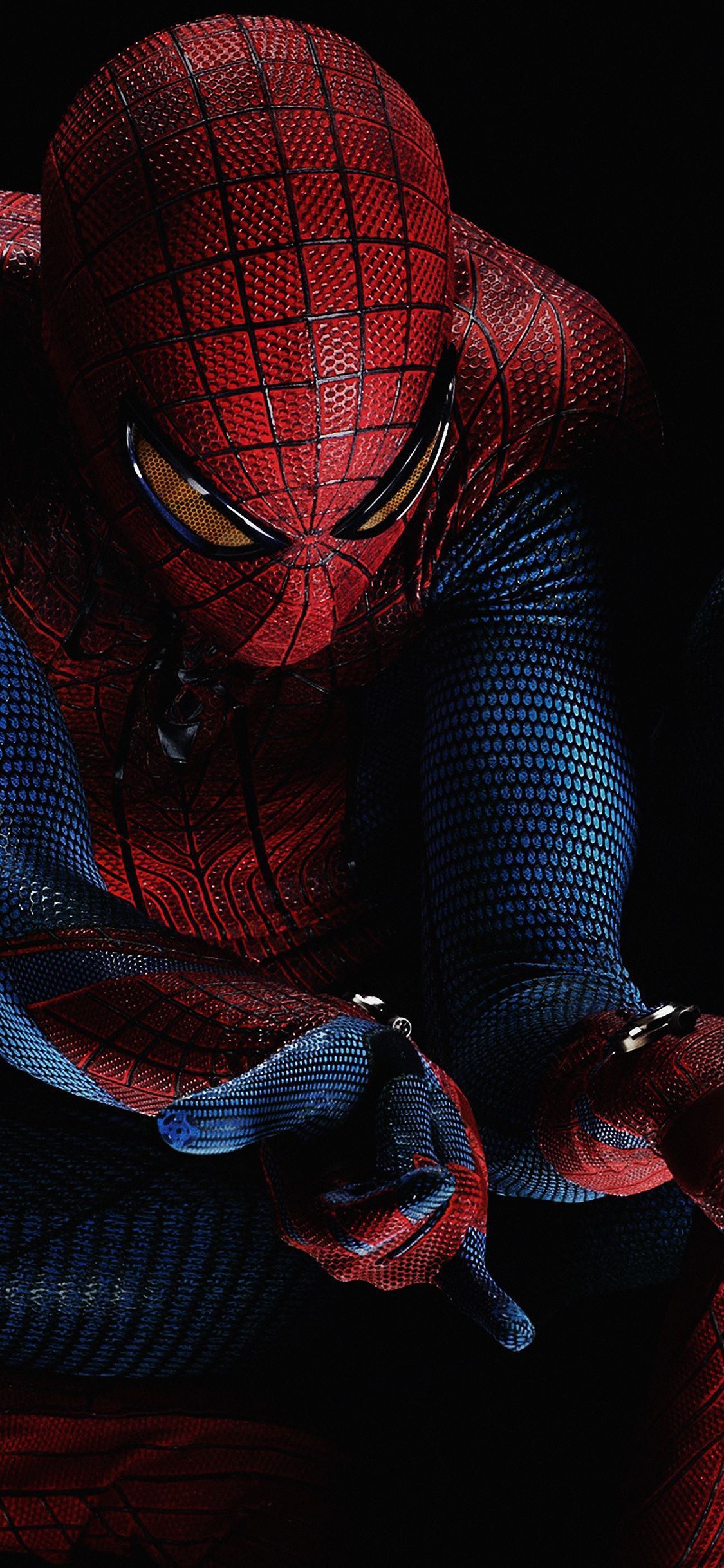 1125x2436 Spiderman Hero Dark Art Illustration