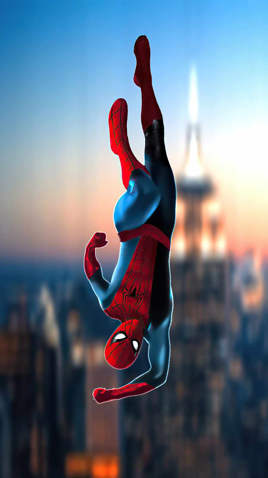 900x1600 Spider man Fall iPhone Wallpaper