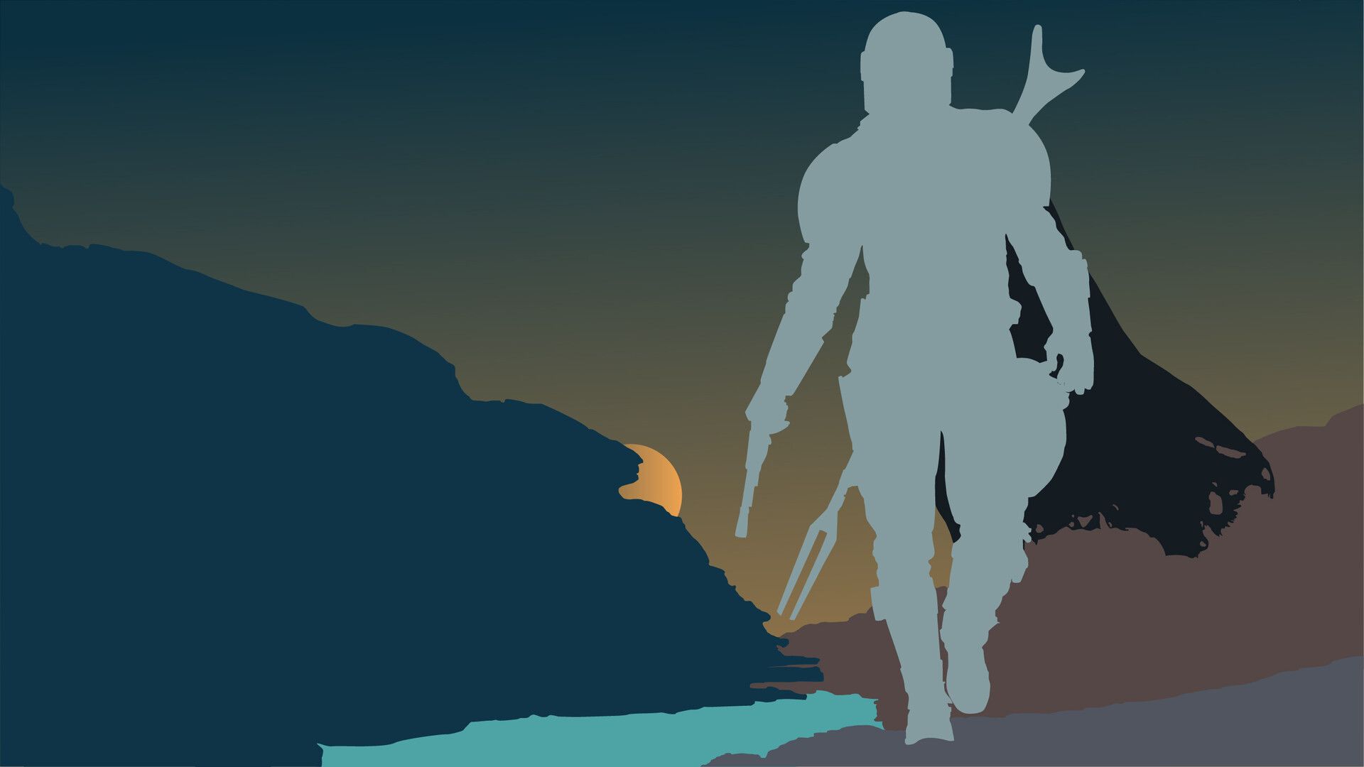 Mandalorian Minimalist Wallpapers - Top Free Mandalorian Minimalist