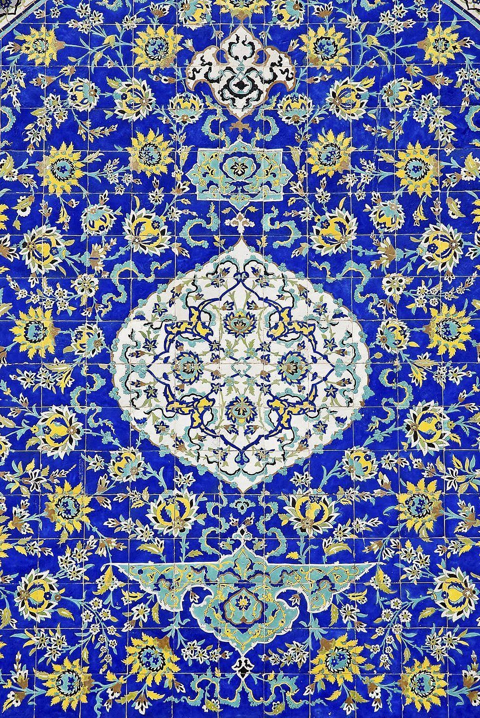 960x1434 Ceramic Painted Art Tiles Esfahan Iran