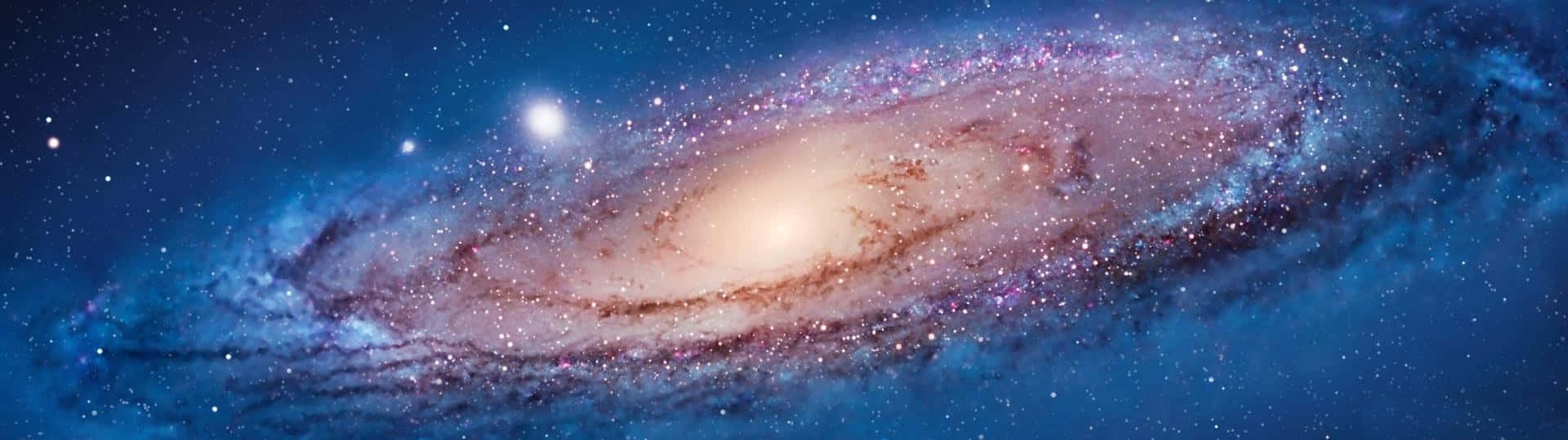 1920x540 Dual Screen Space Wallpaper