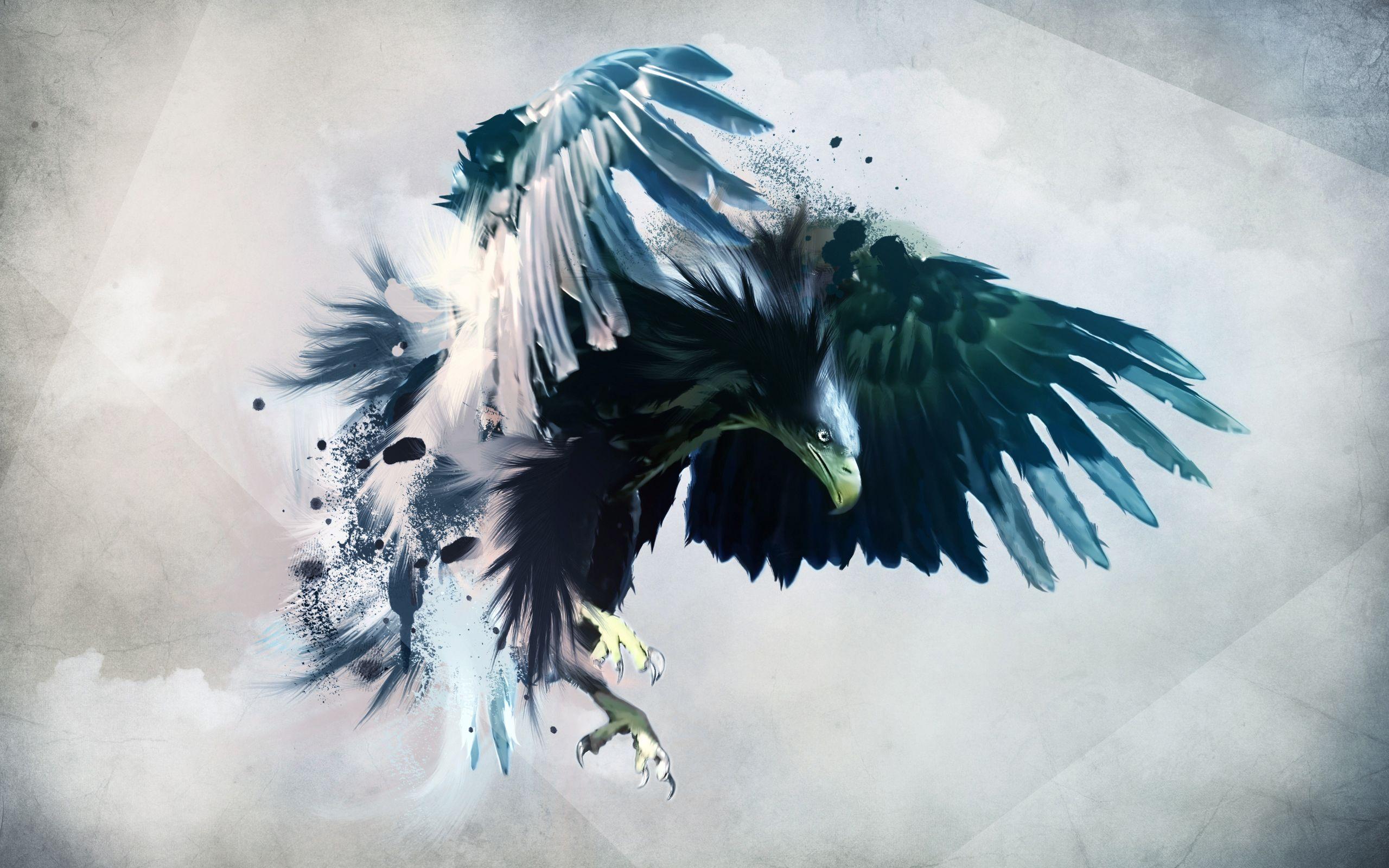 2560x1600 Eagle Art Abstract #Wallpaper