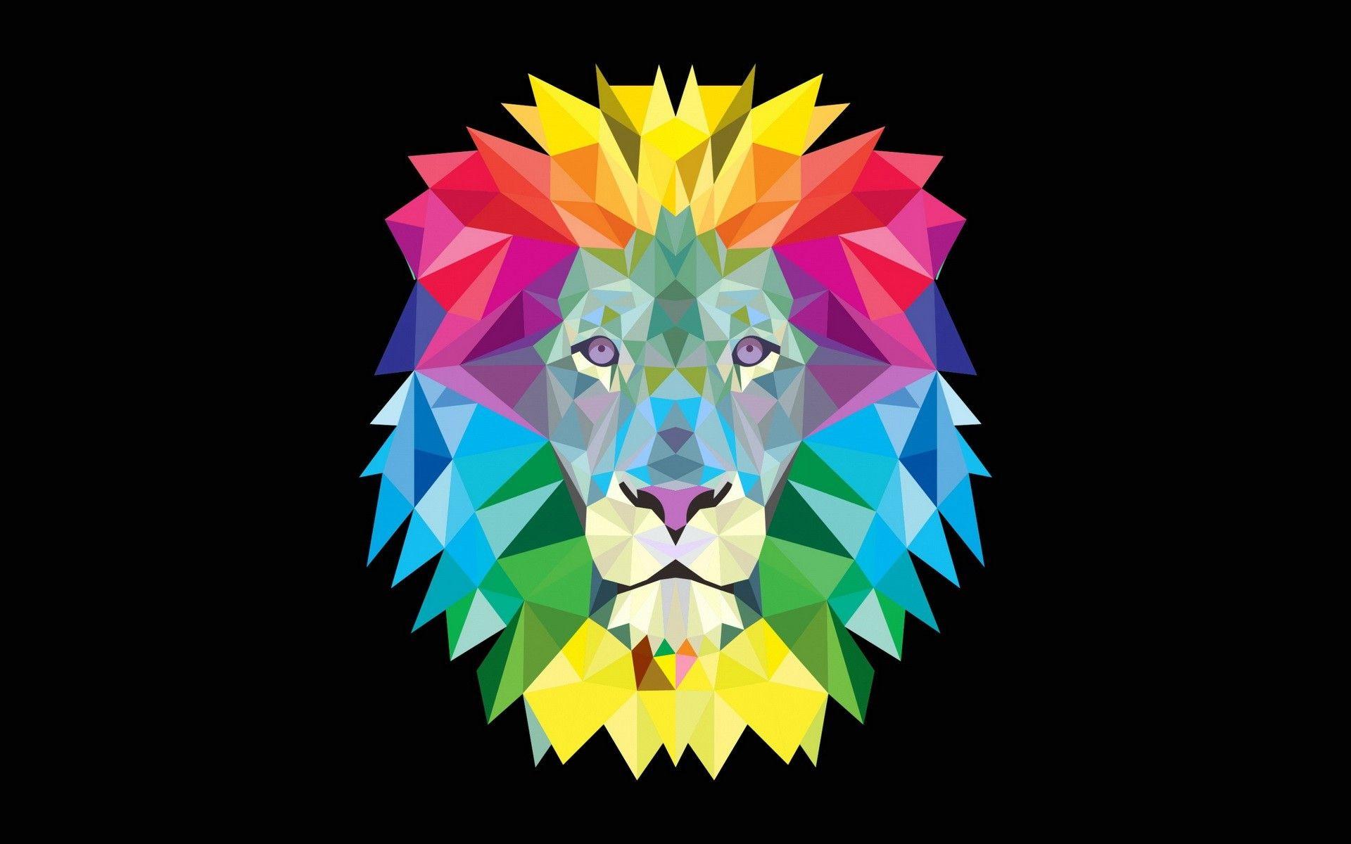 1920x1200 Geometric Animal Wallpaper