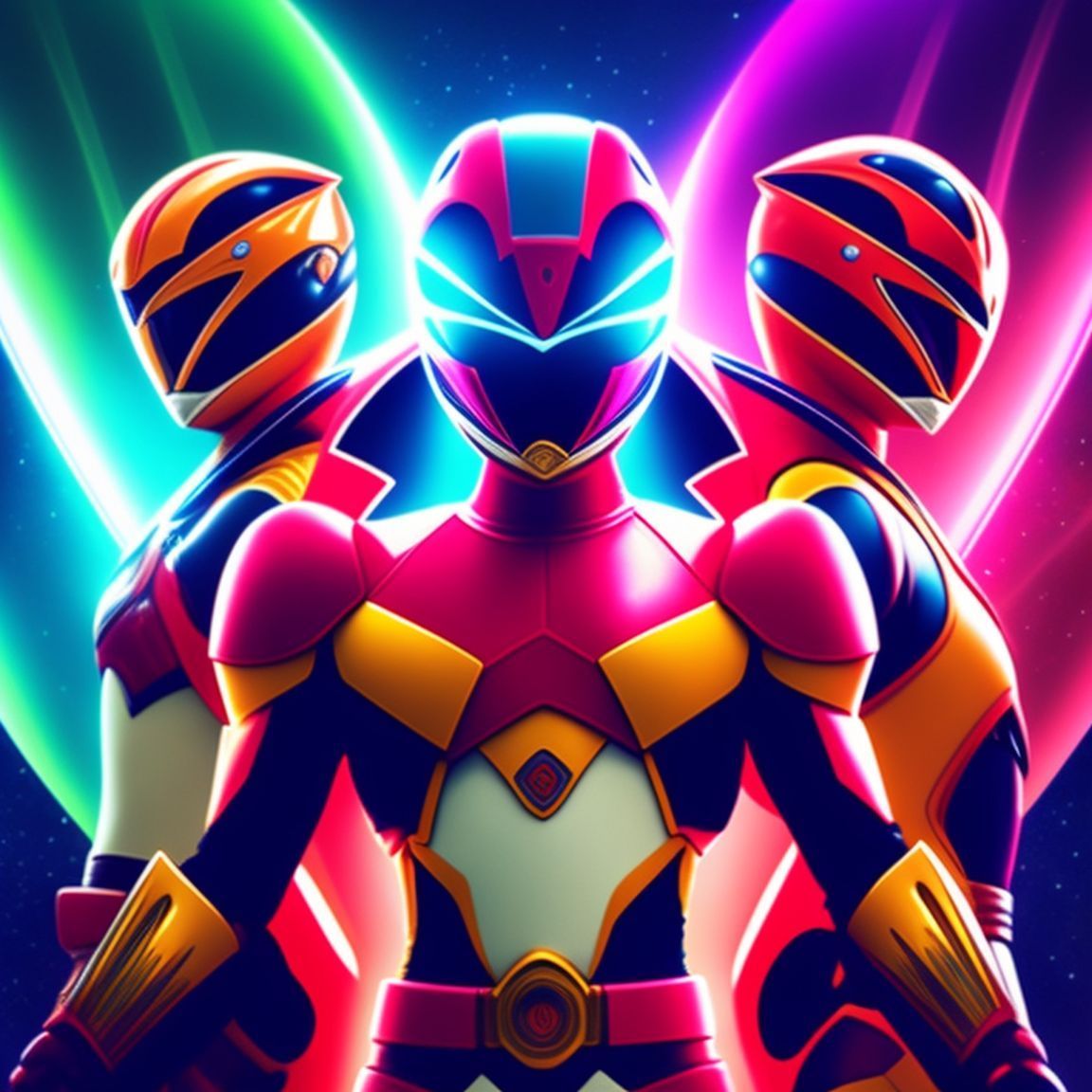 1152x1152 mighty morphin power rangers