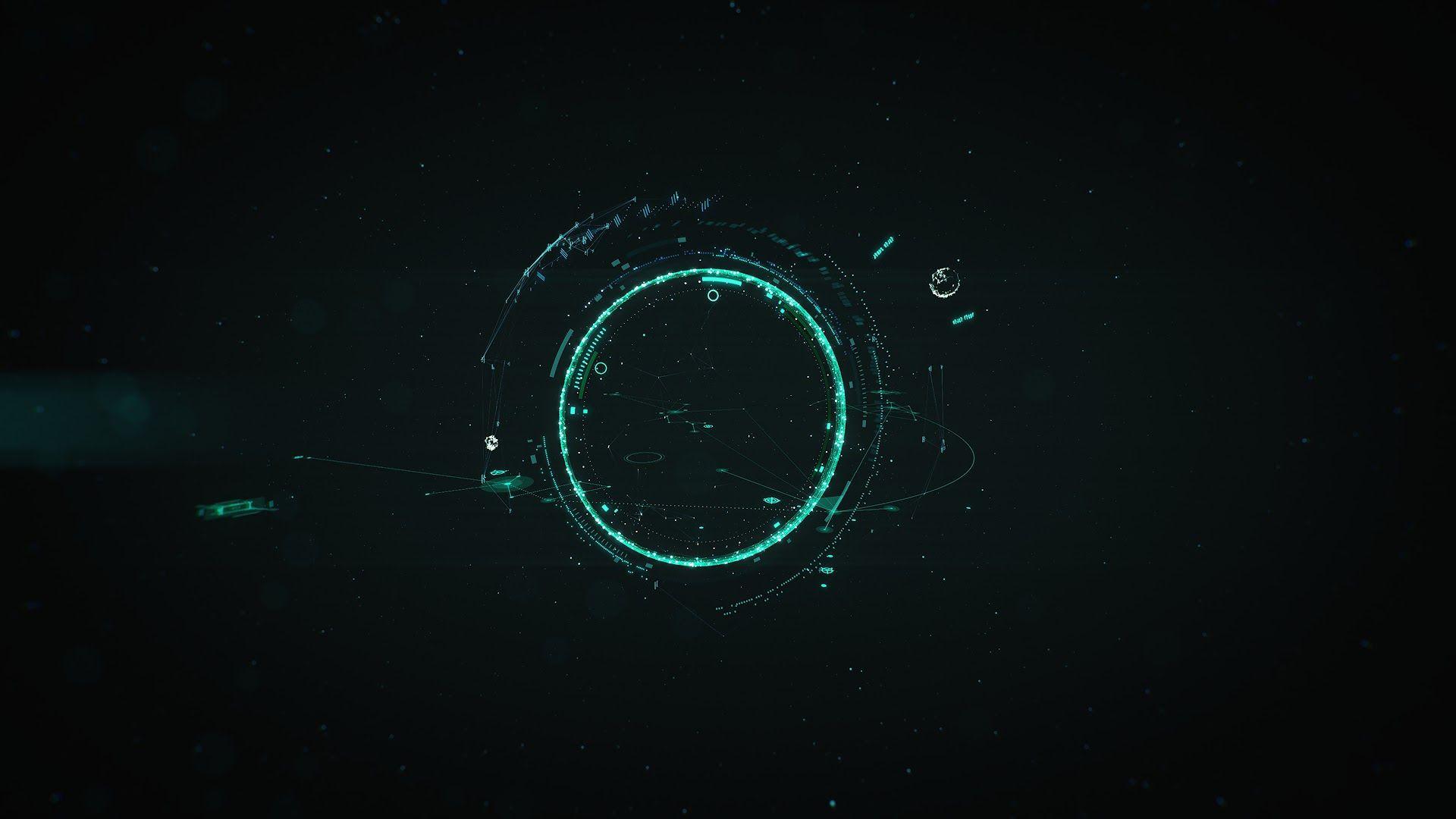 1920x1080 Hi Tech Interface Abstract 4K 3840x2160 Wallpaper