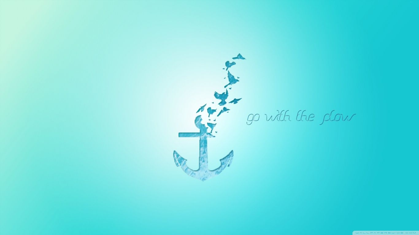1366x768 Go with the flow Ultra HD Desktop