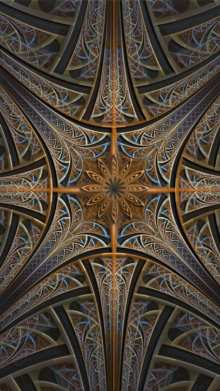 750x1334 Fractal Art iPhone Wallpaper