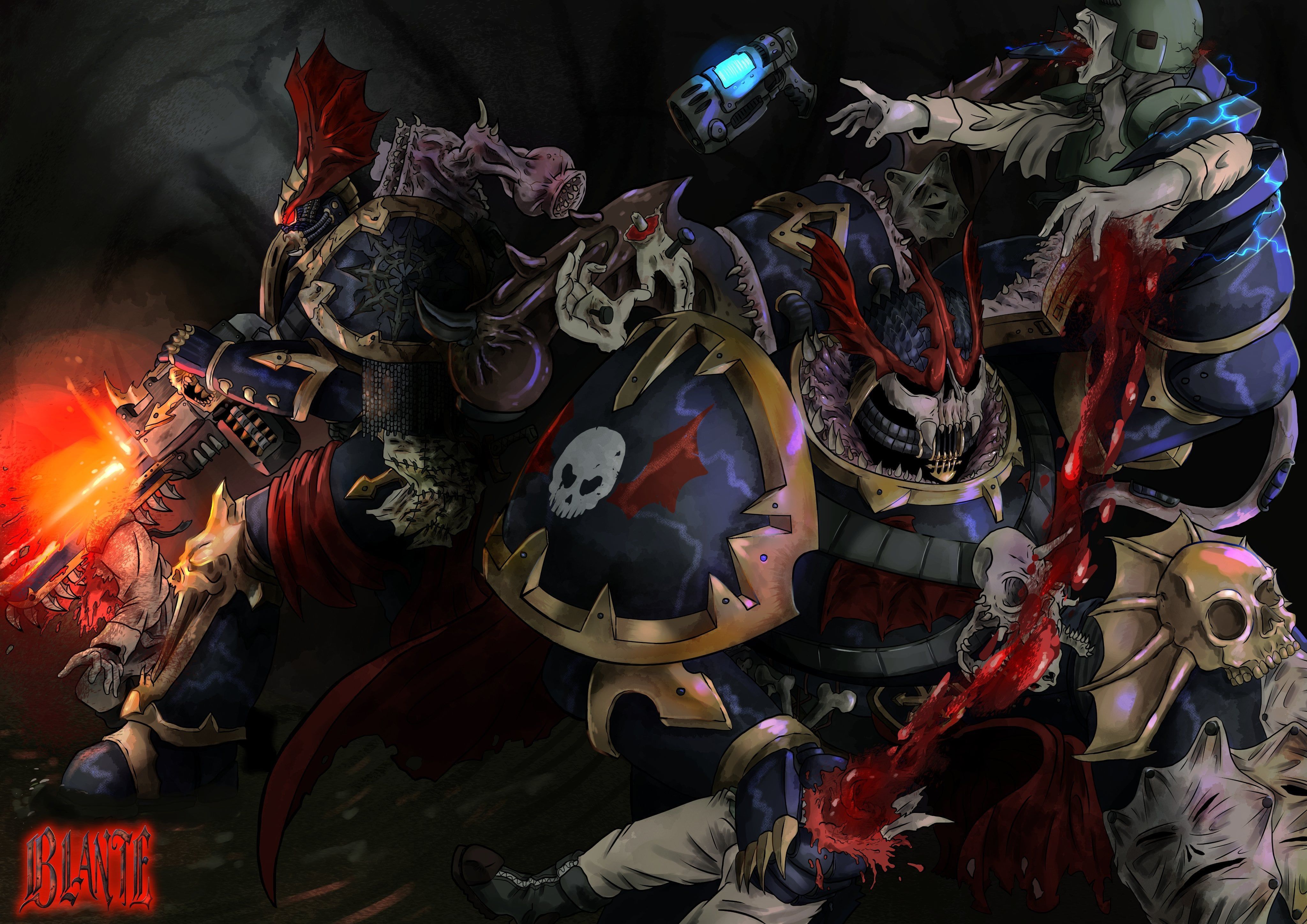 4096x2896 Night Lords Fan Art