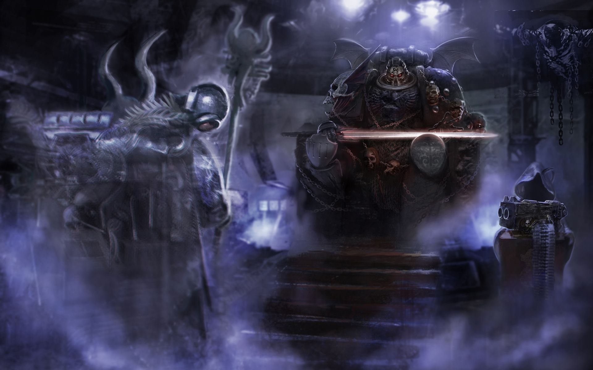 1920x1200 Warhammer 40k Space Marines sci fi