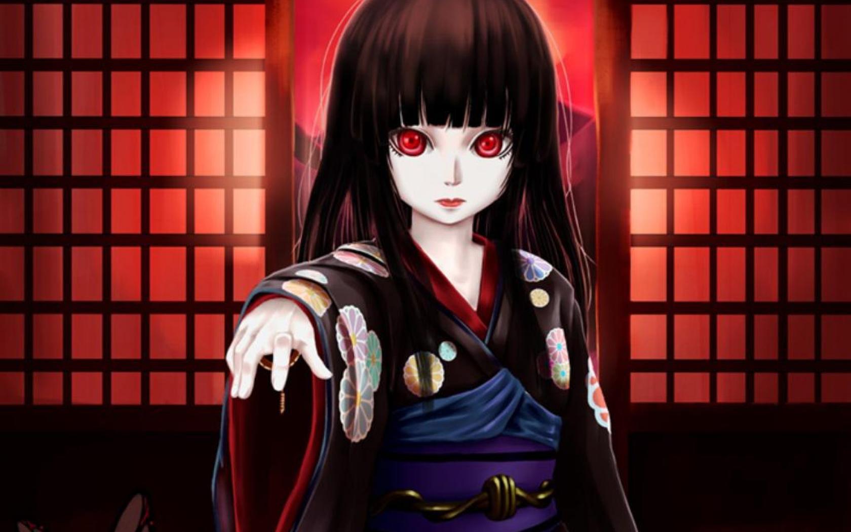 1680x1050 Anime Horror Wallpaper