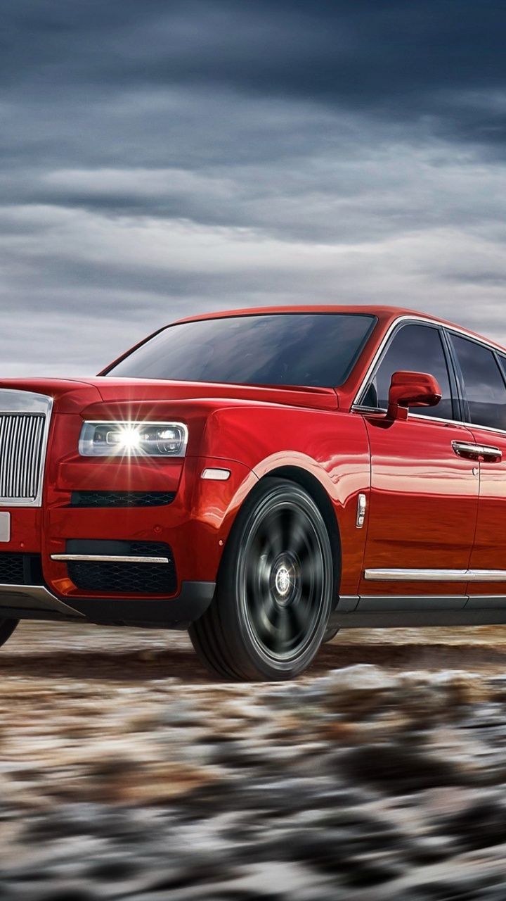 720x1280 Rolls royce cullinan, Rolls royce, Red car