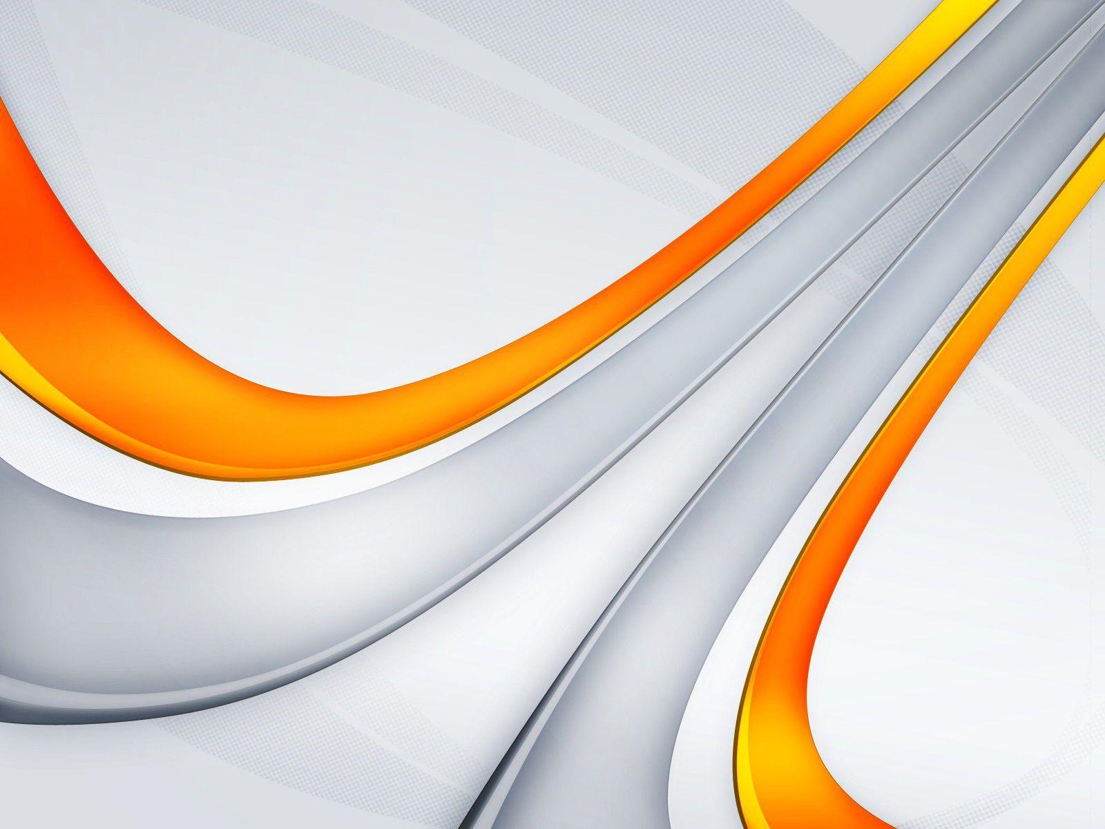 1600x1200 Orange Abstract Wallpaper Desktop Background