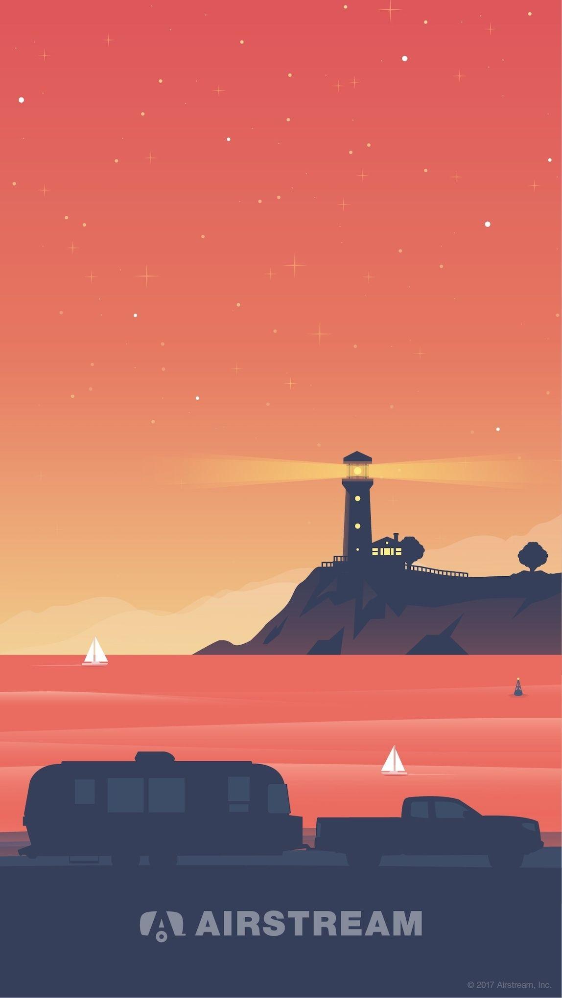 1148x2040 Sun Kissed Screens: Airstream Desktop & Mobile Wallpaper