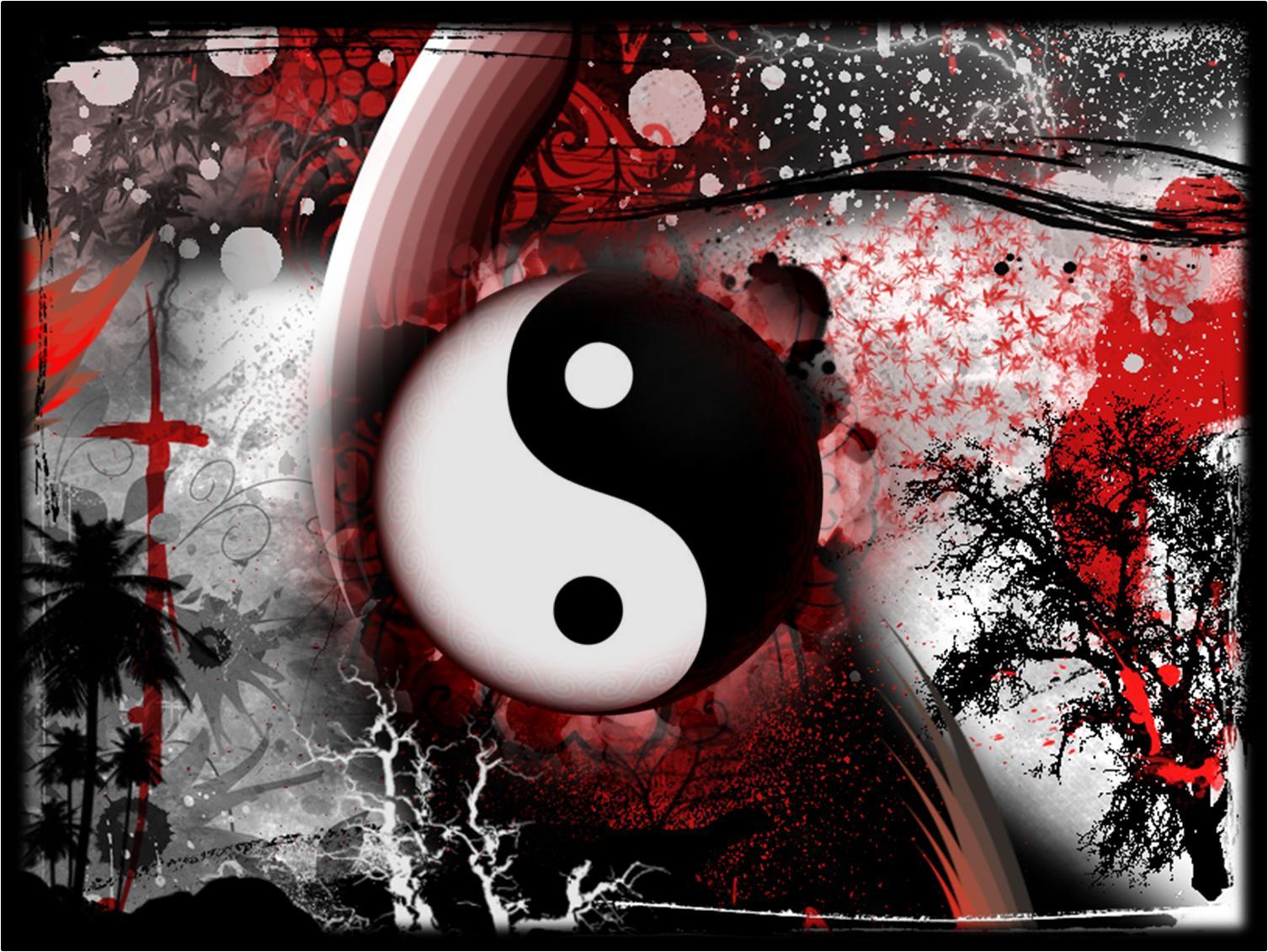 1506x1131 Black And Red Abstract Wallpaper