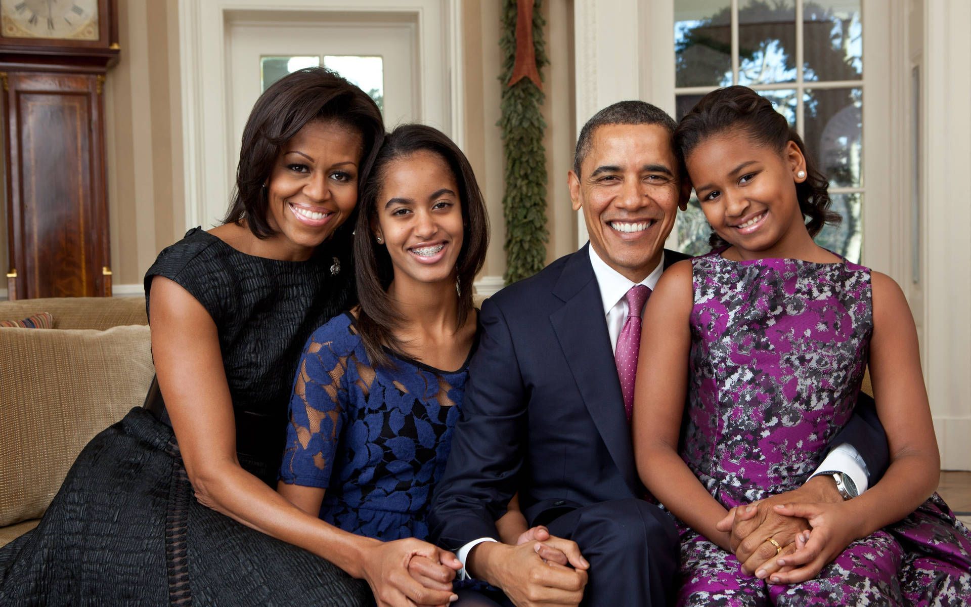 1920x1200 Download Barack Obama And His Beautiful