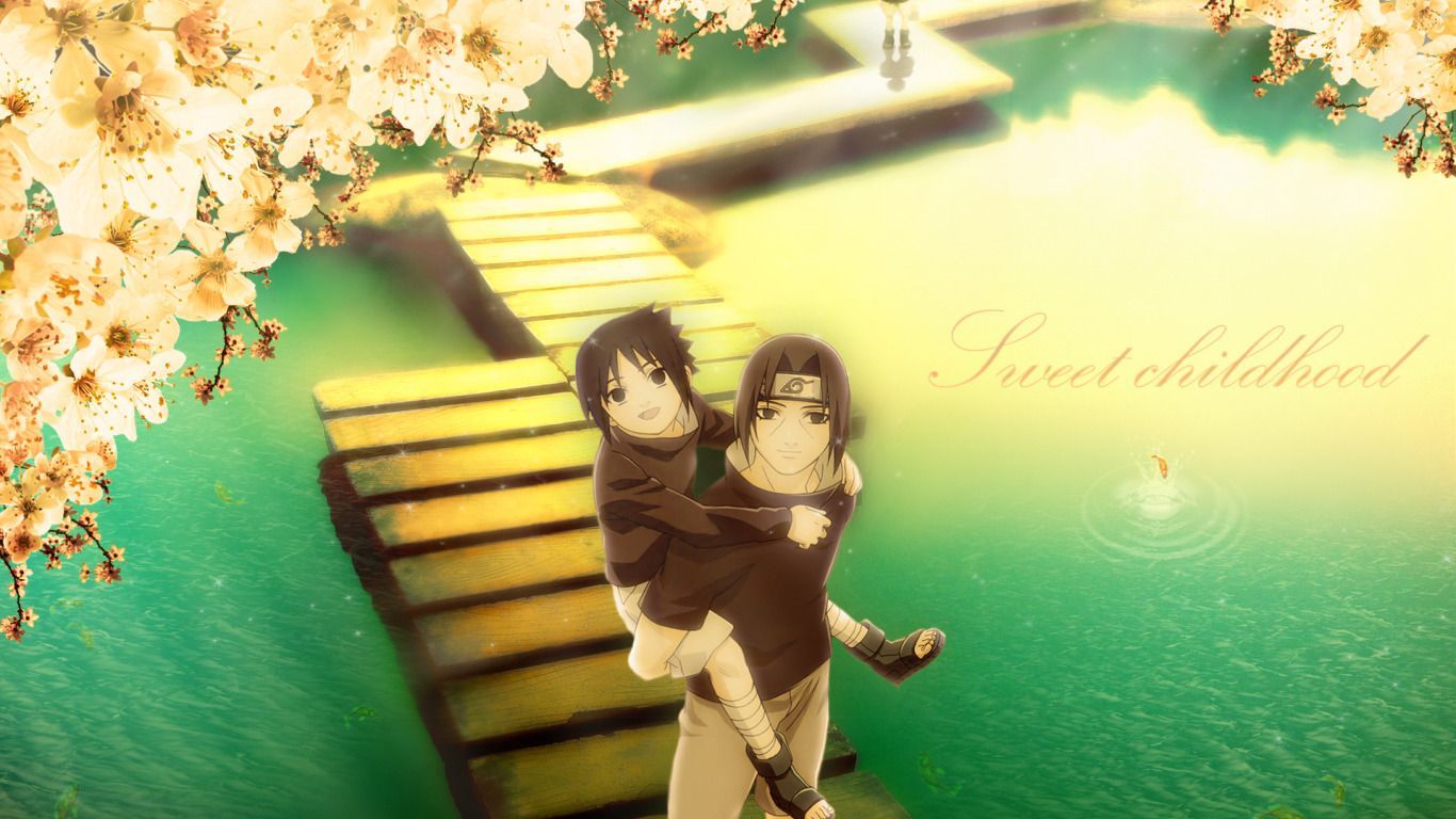 1366x768 Download wallpaper fish, happiness