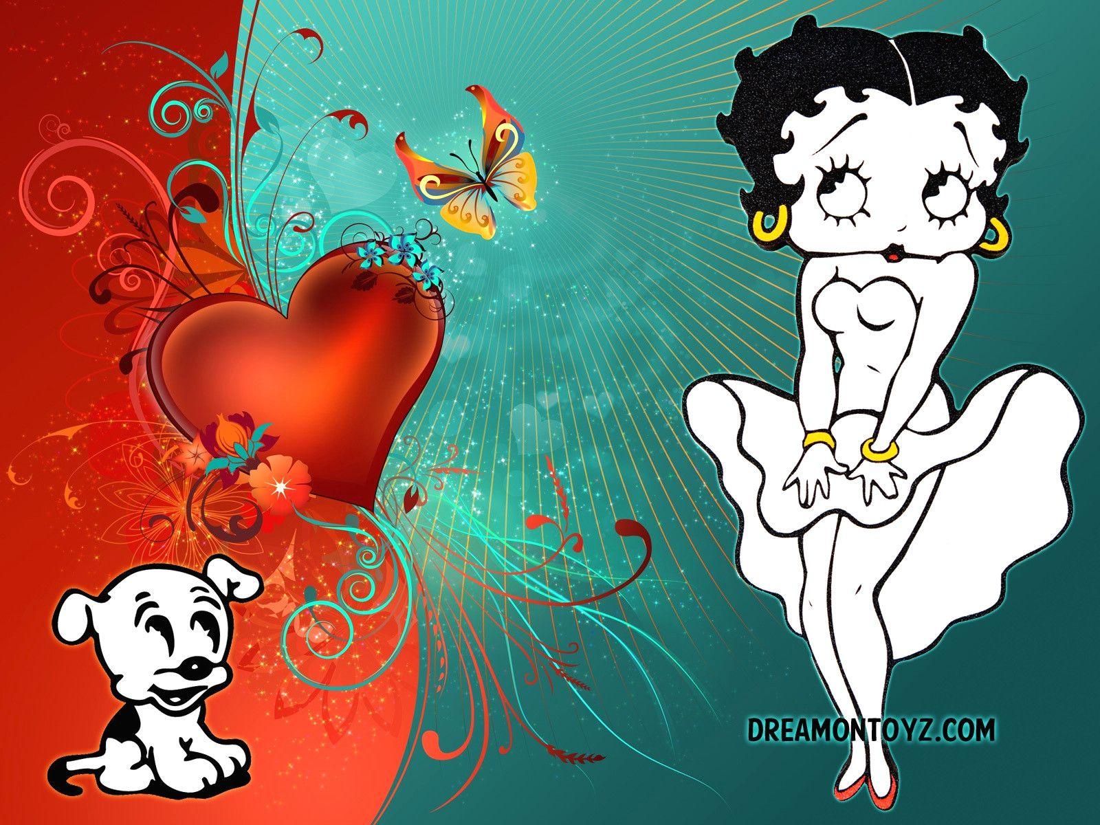 1600x1200 Lovely Free Black Betty Boop Wallpaper The Black Posters