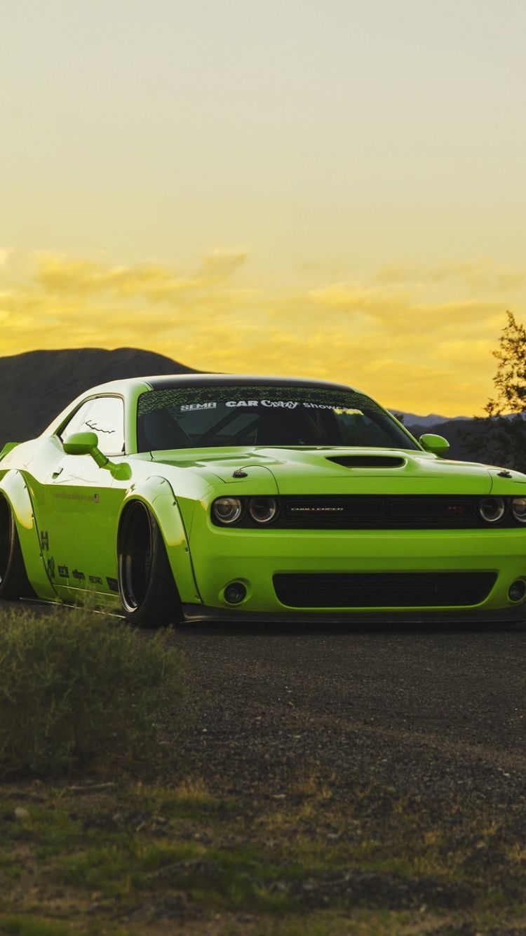 750x1334 Dodge Challenger HD Mobile Wallpaper