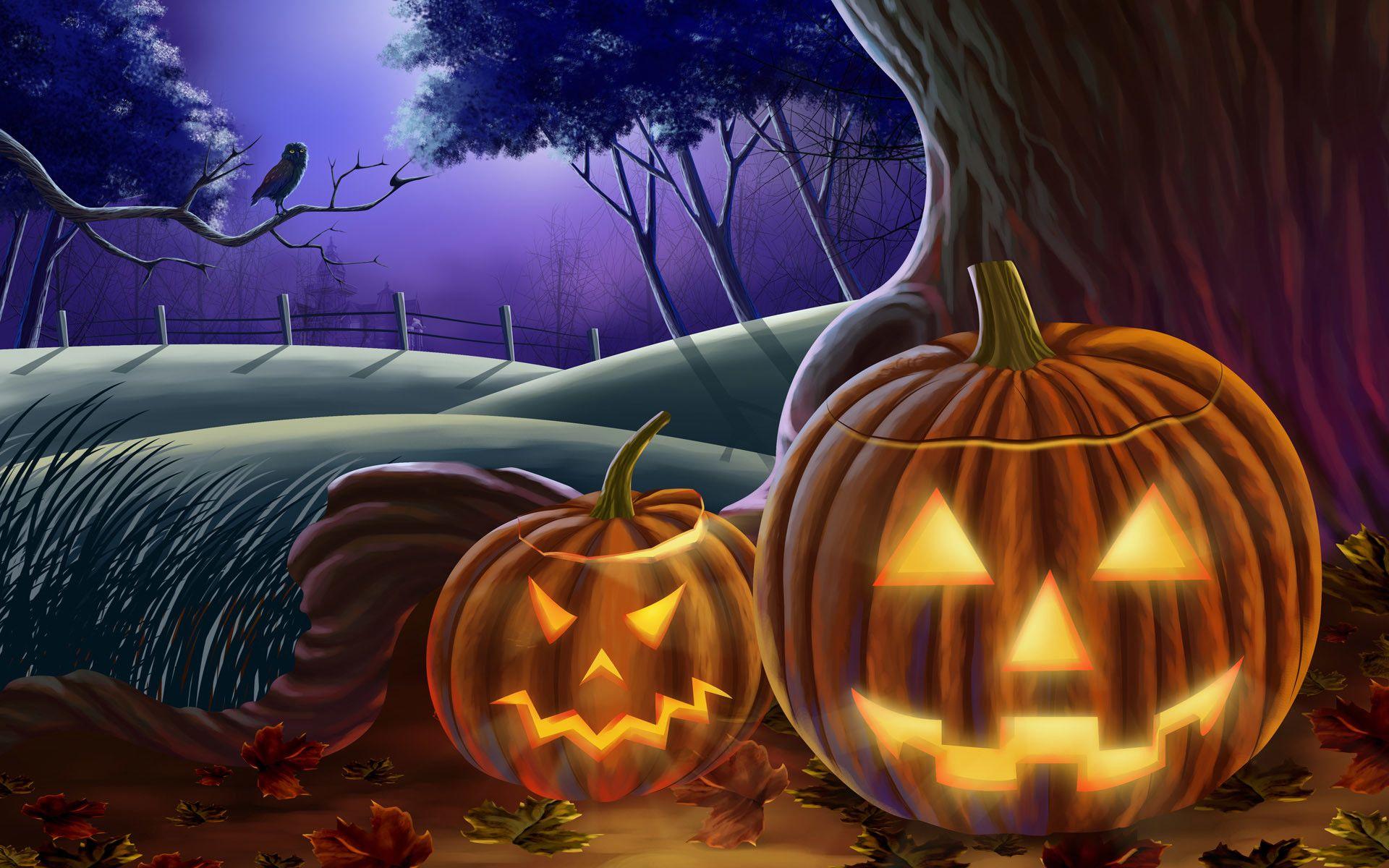 Animated Halloween Wallpapers - Top Free Animated Halloween Backgrounds -  WallpaperAccess